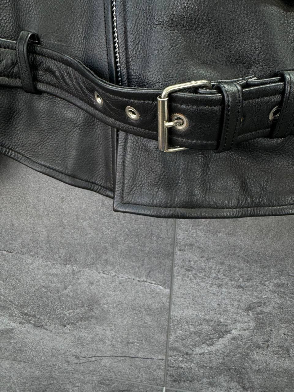 Genuine Leather Vintage Motorcycle Leather Biker Mens Jacket Size US S / EU 44-46 / 1 - 3 Thumbnail