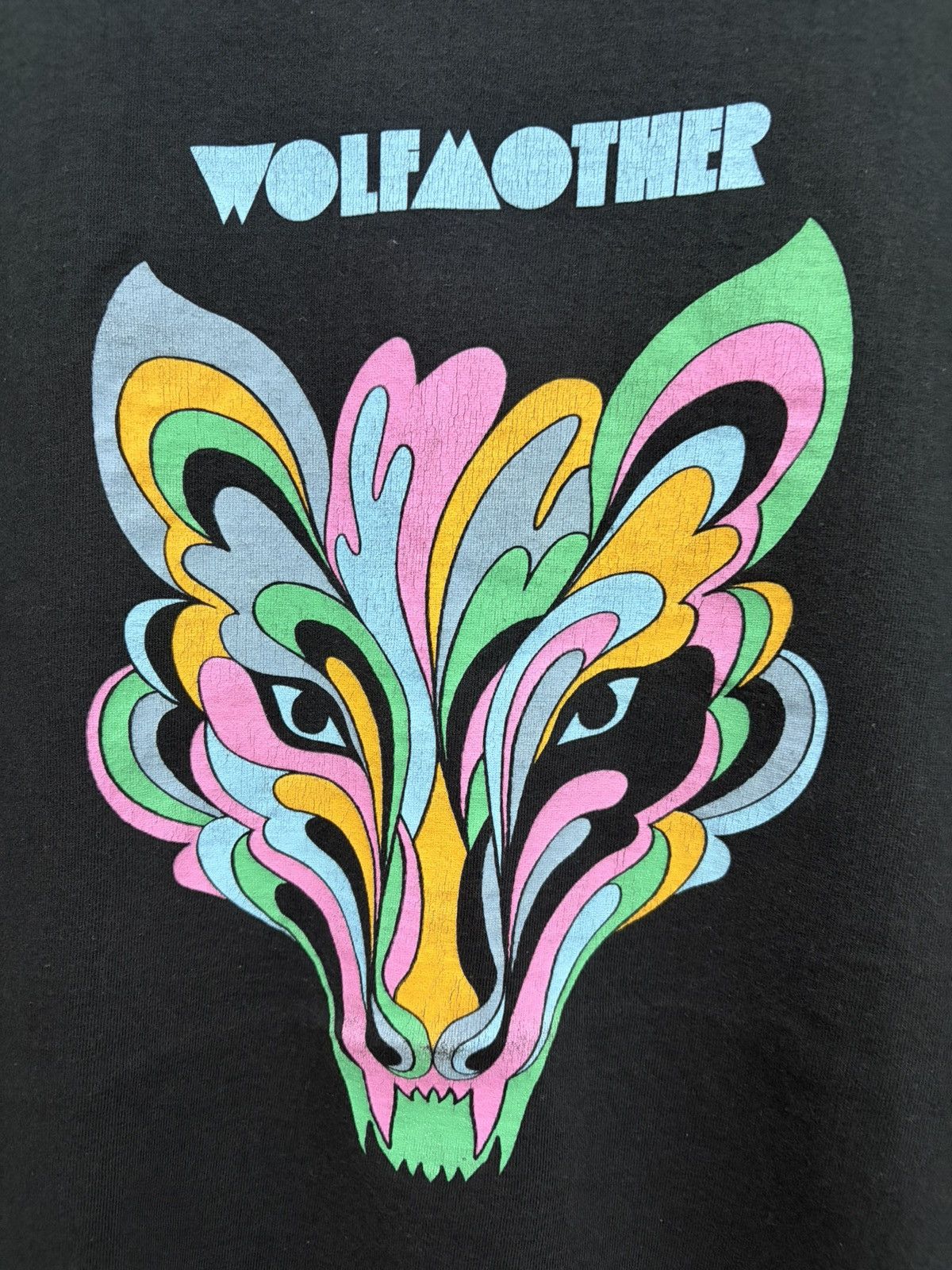 Band Tees VINTAGE 00s WOLFMOTHER BAND TEE BY LOVE POLICE AU Size US L / EU 52-54 / 3 - 5 Thumbnail