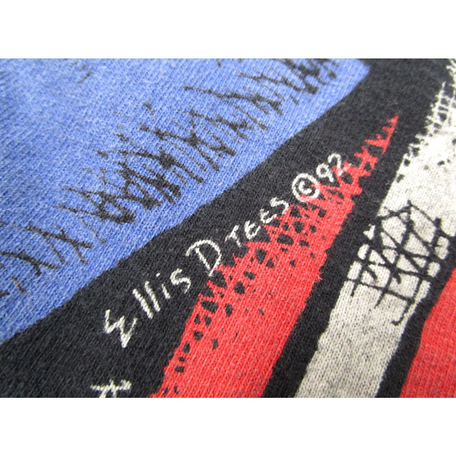 Fruit Of The Loom VINTAGE Ellis D Tees Skull Uncle Sam Shirt Mens Large USA 1993 Fruit Loom 90s Size US L / EU 52-54 / 3 - 5 Thumbnail