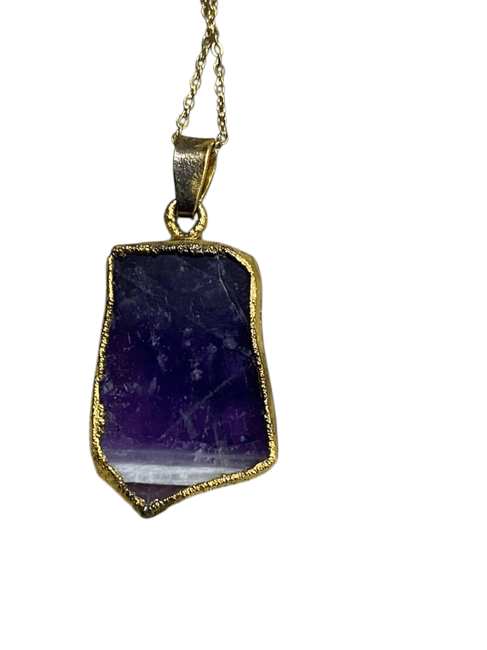 Other Purple Amethyst With Silver Necklace Pendant Size ONE SIZE - 3 Thumbnail