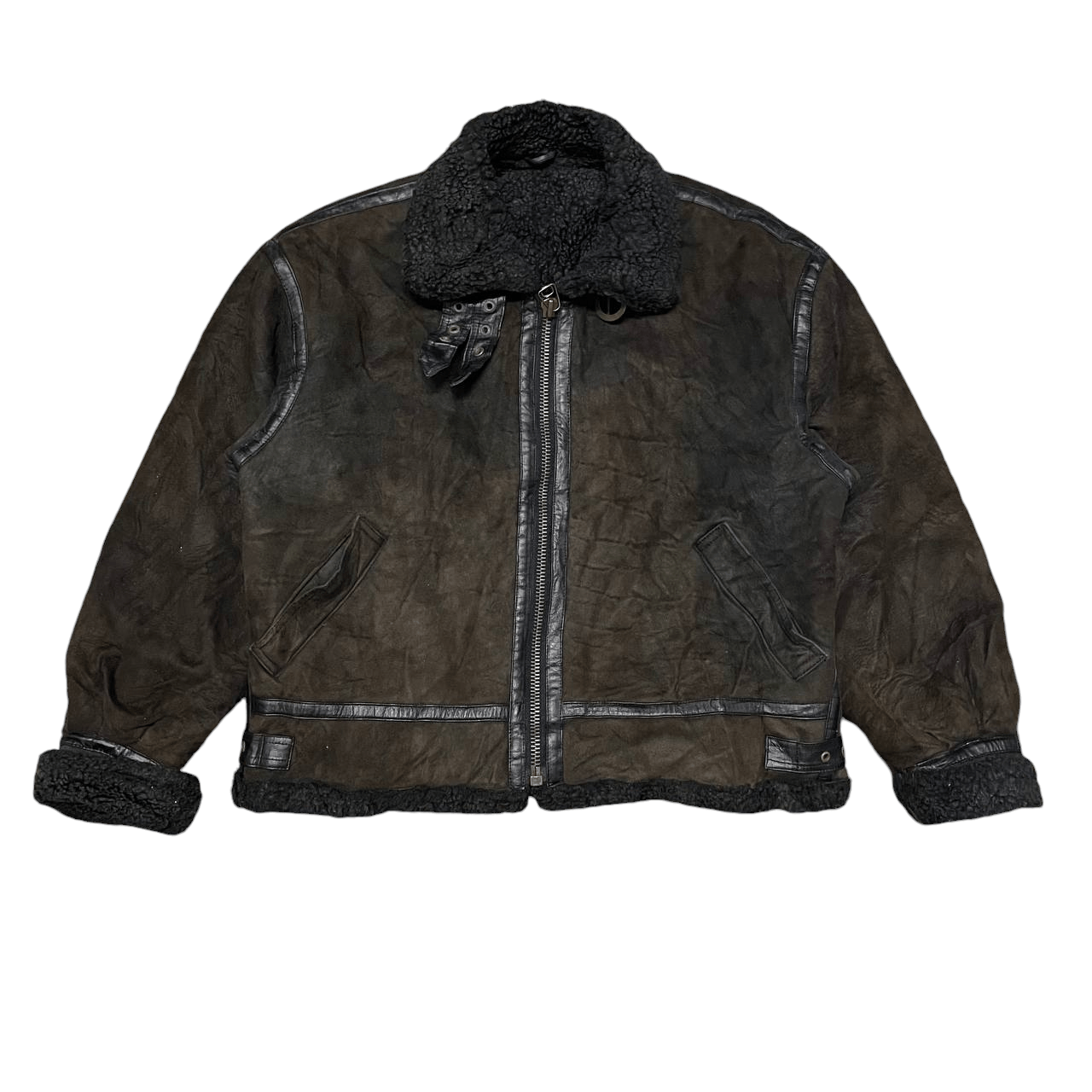 Vintage Vintage Darje B3 Sheepskin Coat Leather Jacket Shearling Size US M / EU 48-50 / 2 - 1 Thumbnail