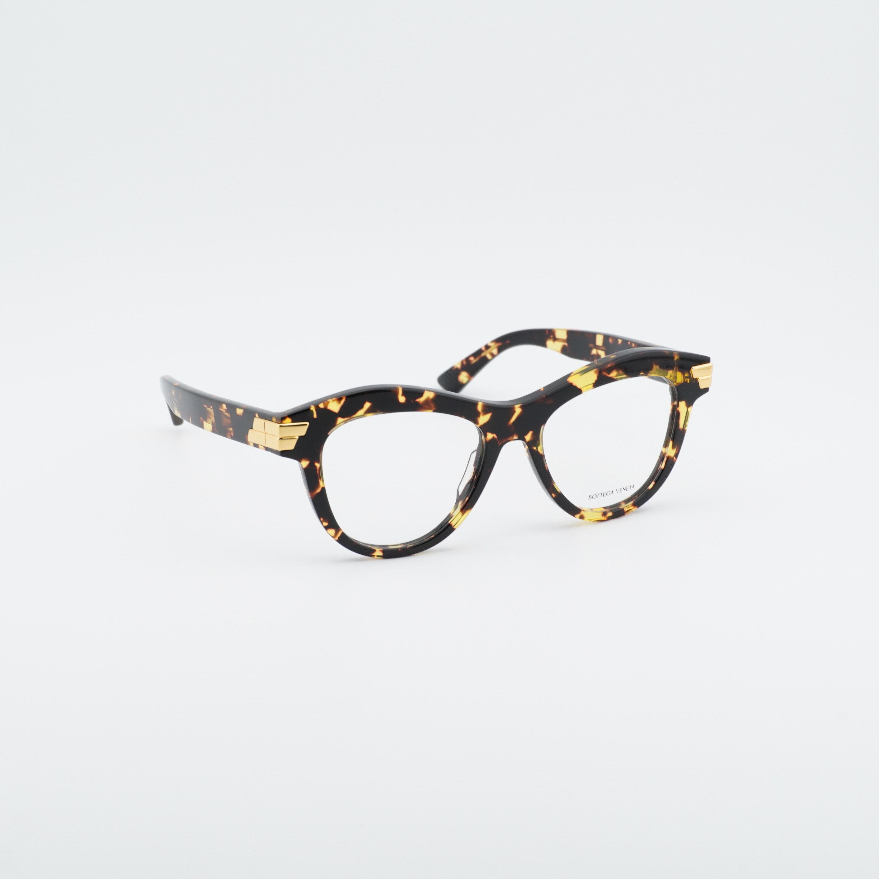 Bottega Veneta Bottega Veneta BV1105O 002 Eyeglasses Havana 50mm Cat Eye Size ONE SIZE - 8 Thumbnail