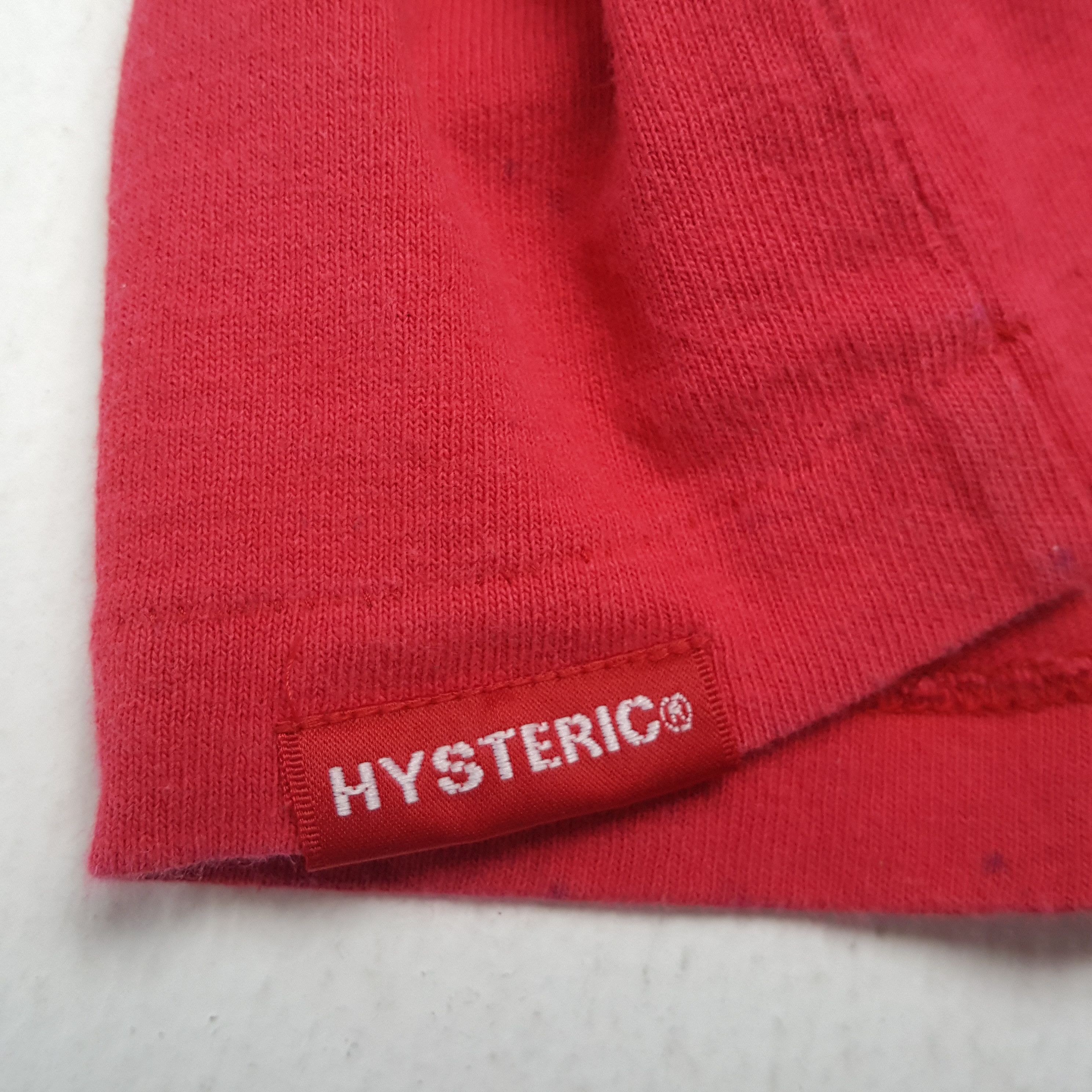Hysteric Glamour × Japanese Brand × Vintage HYSTERIC GLAMOUR Japanese Brand Streetwear Vintage Tshirt Size US S / EU 44-46 / 1 - 5 Thumbnail