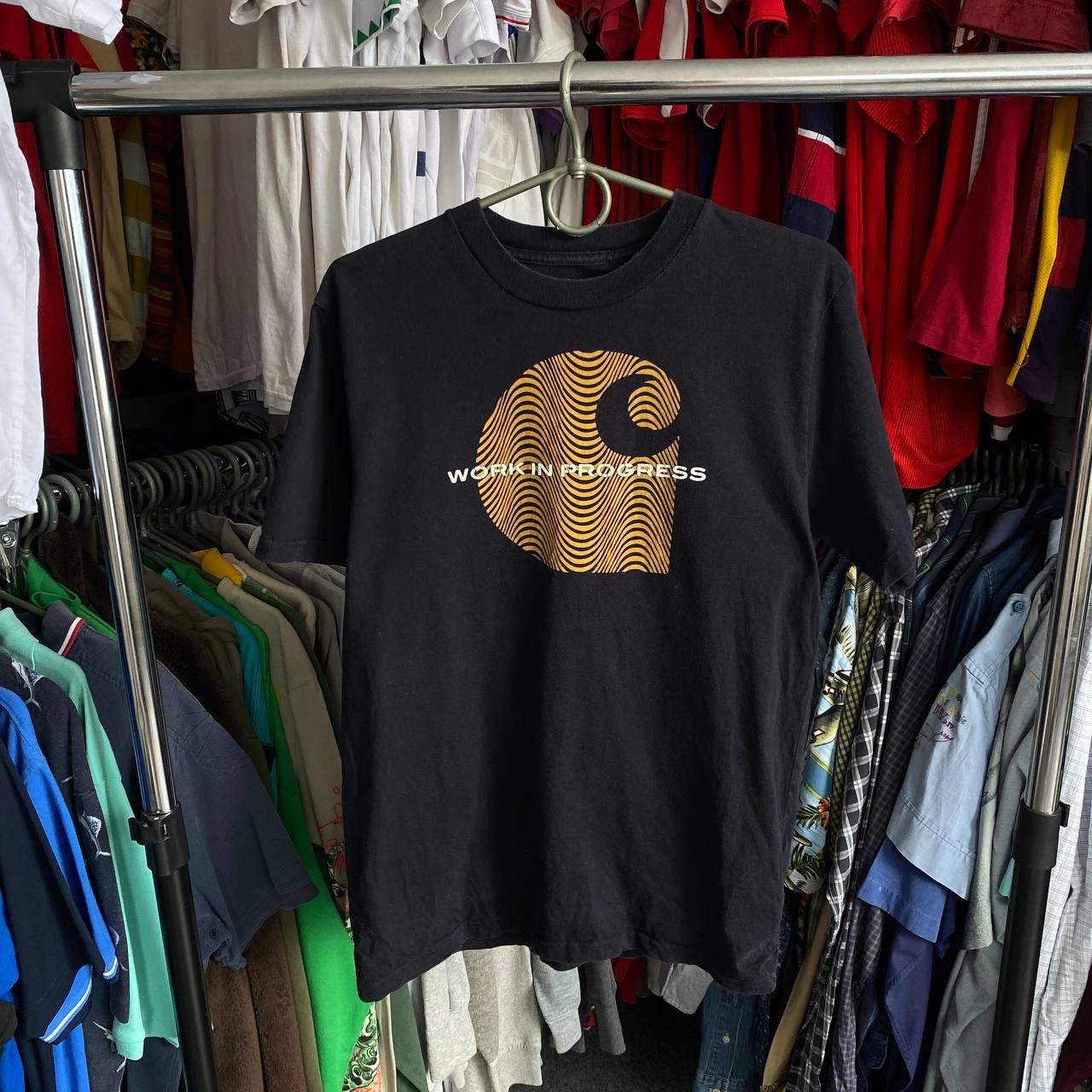 Carhartt Wip × Vintage Vintage Carhartt WIP Big logo graphic streetwear y2k tee Size US S / EU 44-46 / 1 - 1 Thumbnail