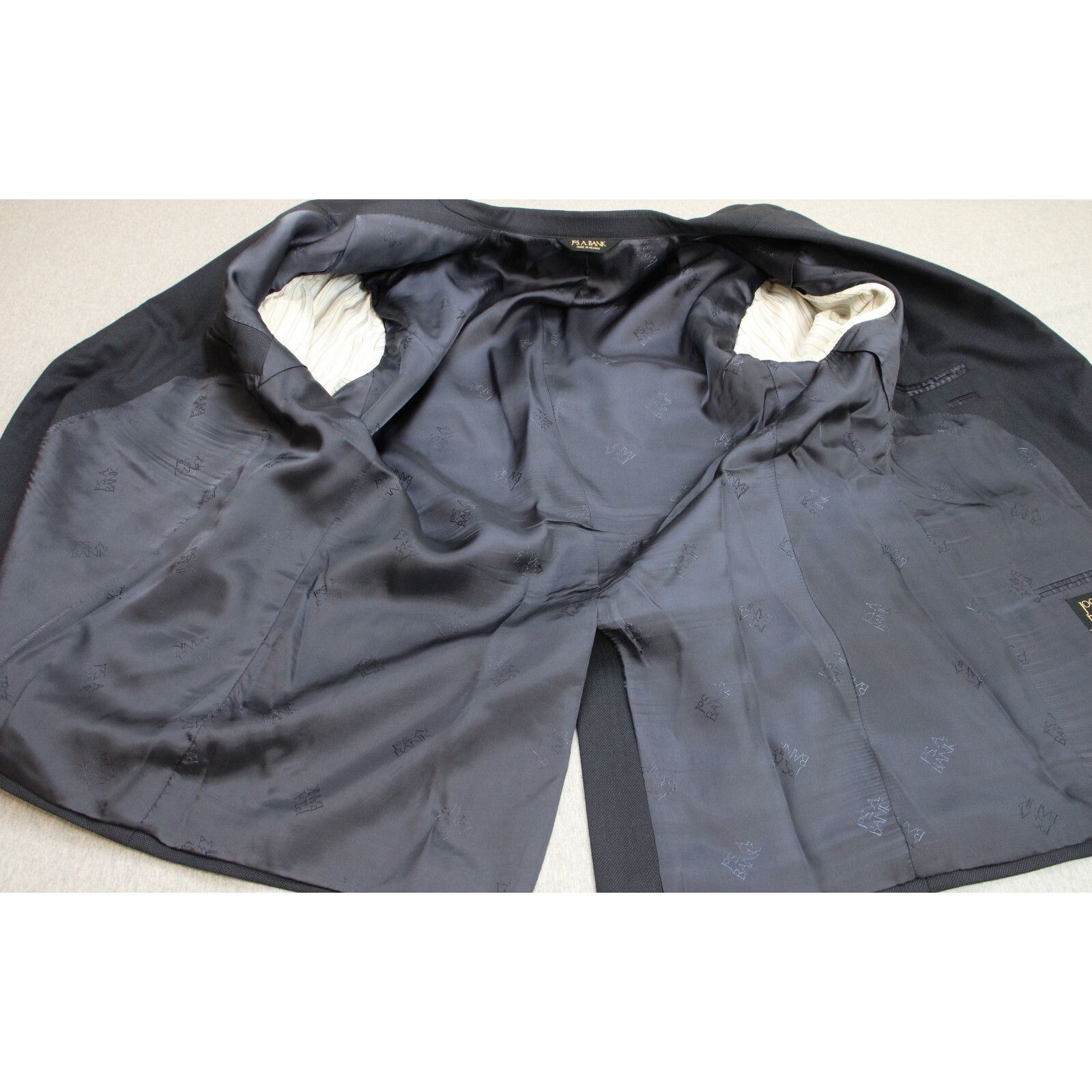 Jos. A. Bank Jos A Bank Blazer Men's 46R Navy Blue Single Breasted Size 46R - 6 Thumbnail
