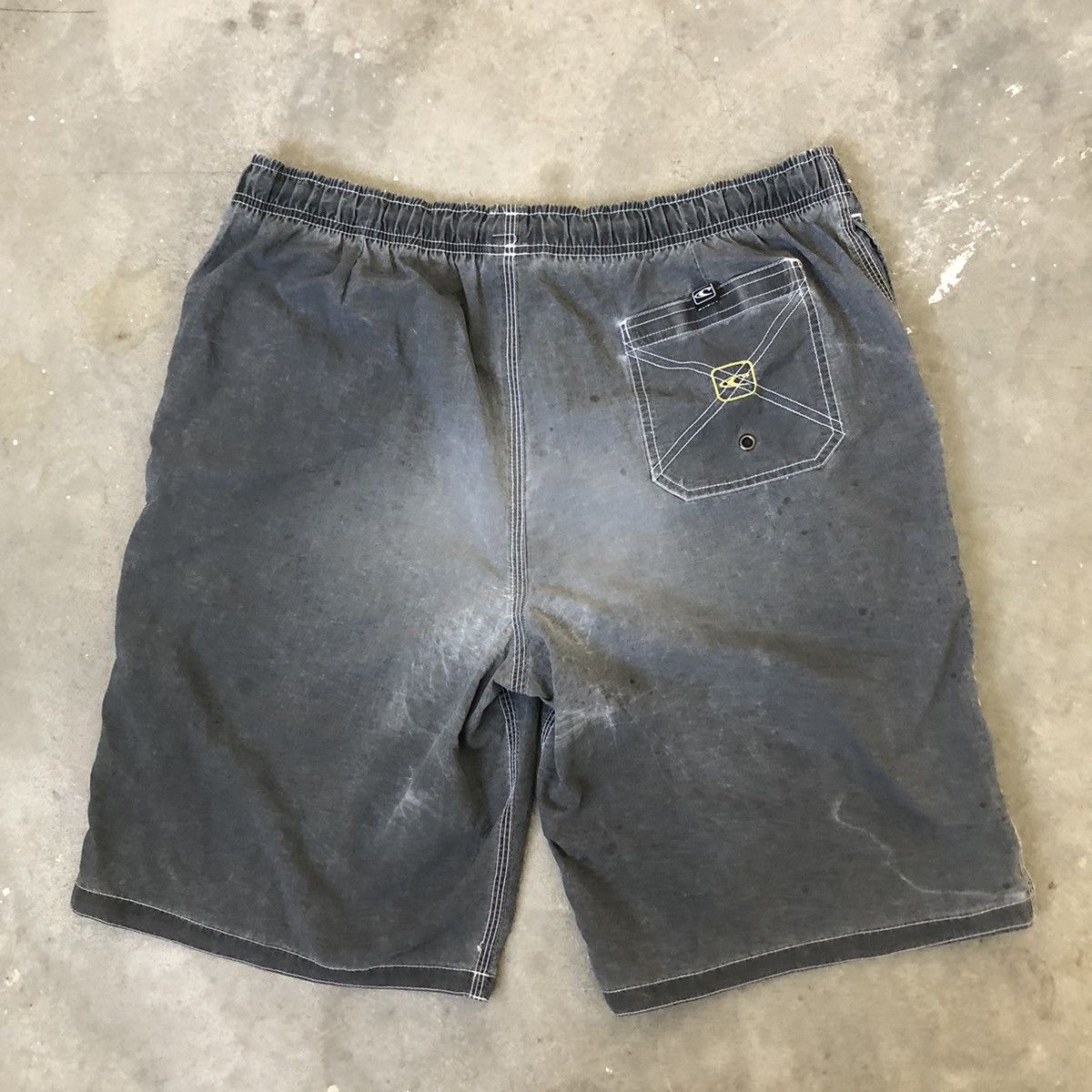 O'Neill × Vintage Crazy Vintage Y2K/2000s Earth Tone Oneil Surf Pants 🍒 Size US 35 - 6 Thumbnail