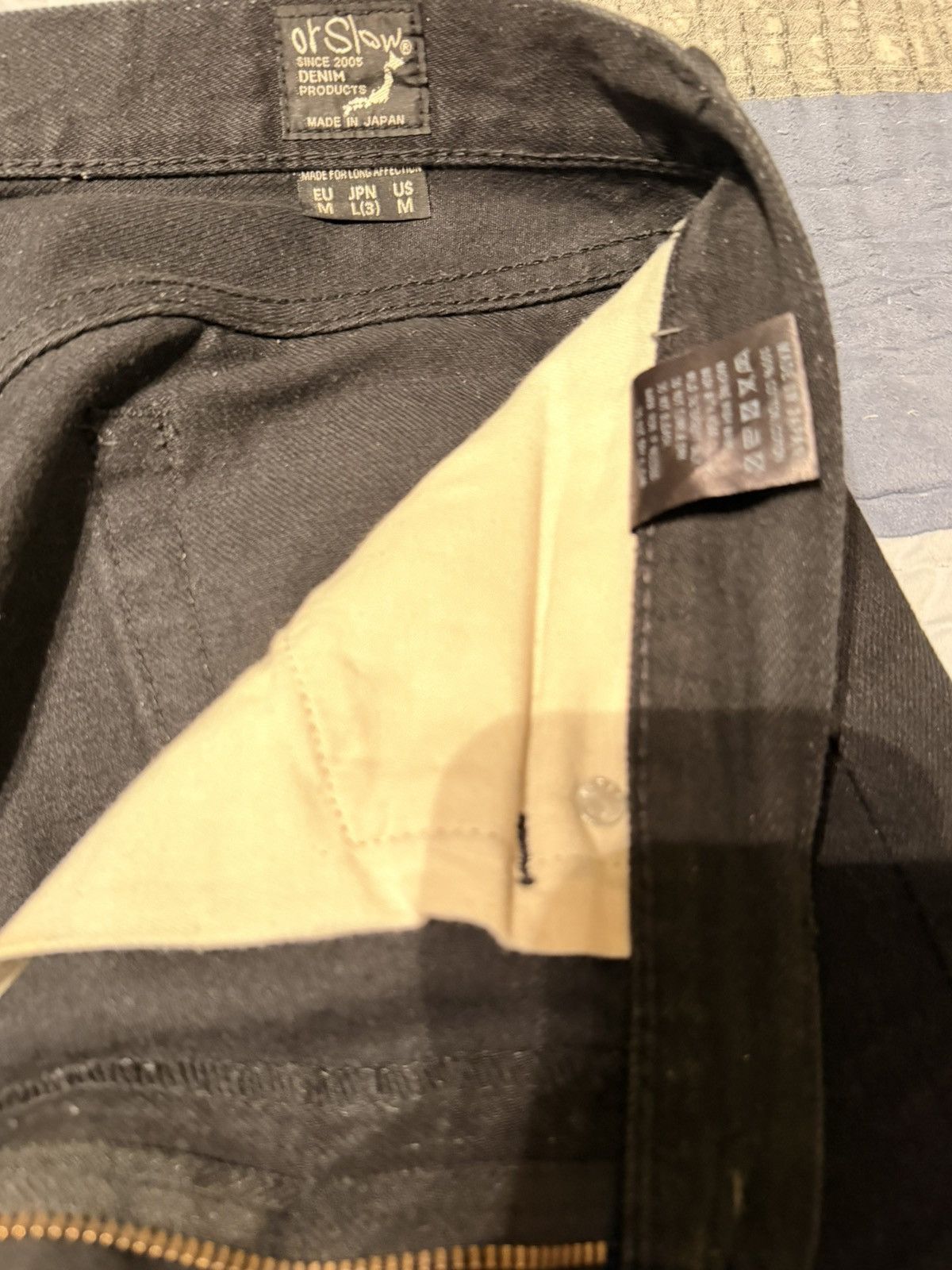 Orslow Orslow 107 Denim - Black - Size 3 Size US 34 / EU 50 - 4 Thumbnail