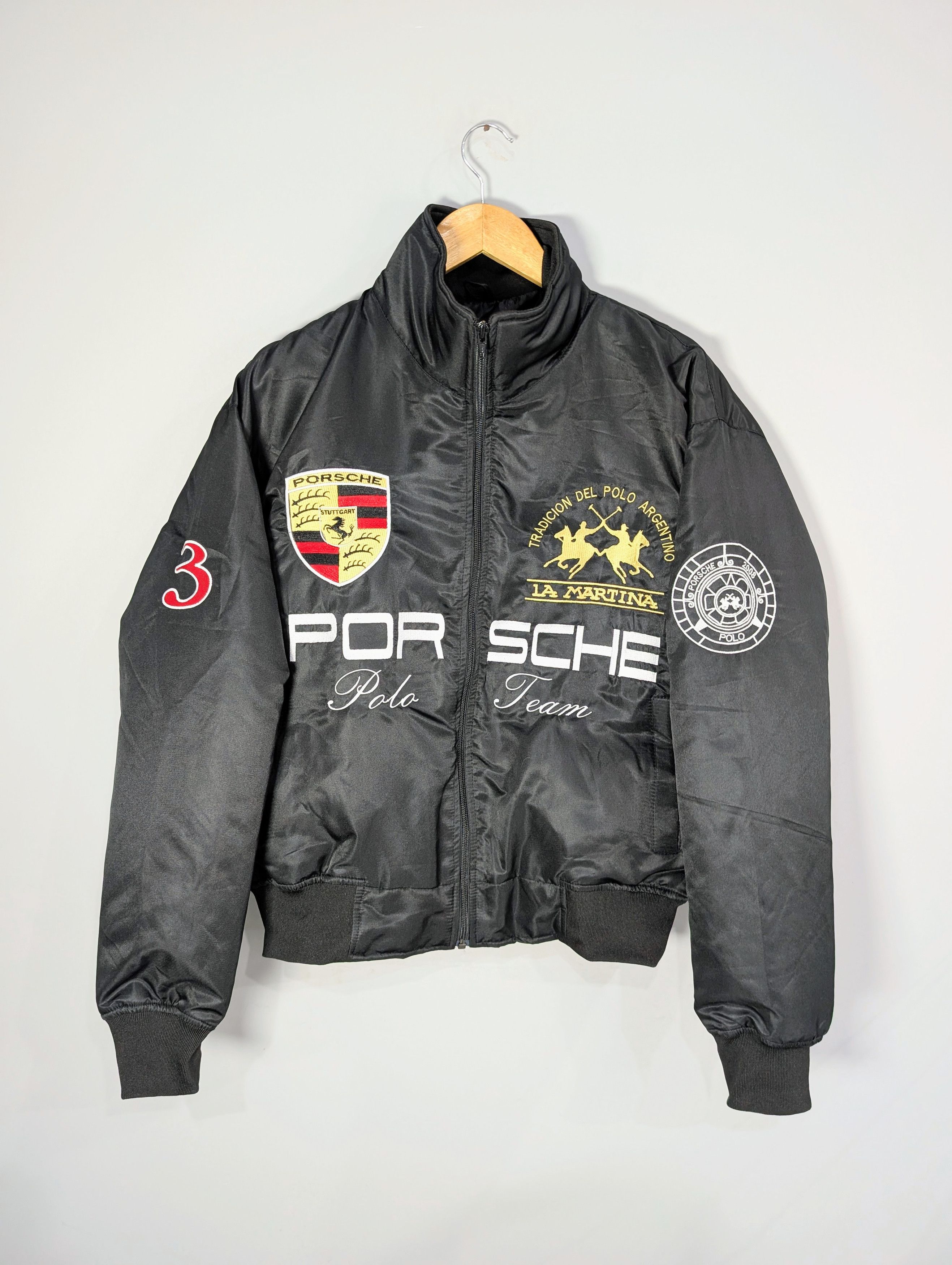 Vintage 🔥PORSCHE🔥F1 RACING JACKET 90's RETRO STREETWEAR Size S / US 4 / IT 40 - 1 Thumbnail