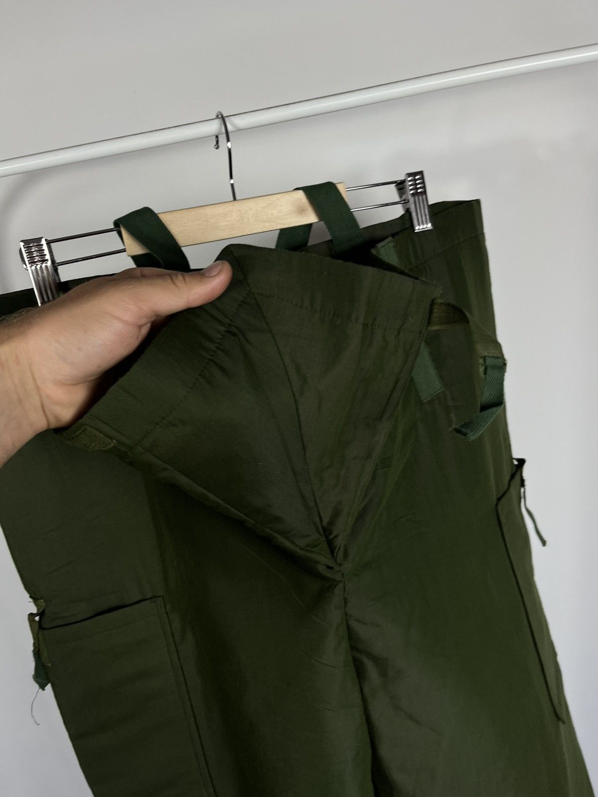 Other Vintage 1982 British Army NBC Mk3 Protective Trousers Green Size US 32 / EU 48 - 9 Thumbnail