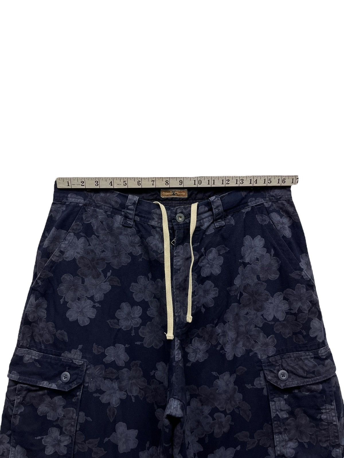 Comme des Garcons 🔥2-Way Baggy Cargo Full Print Floral Denim Tears Inspired Size US 33 - 13 Thumbnail