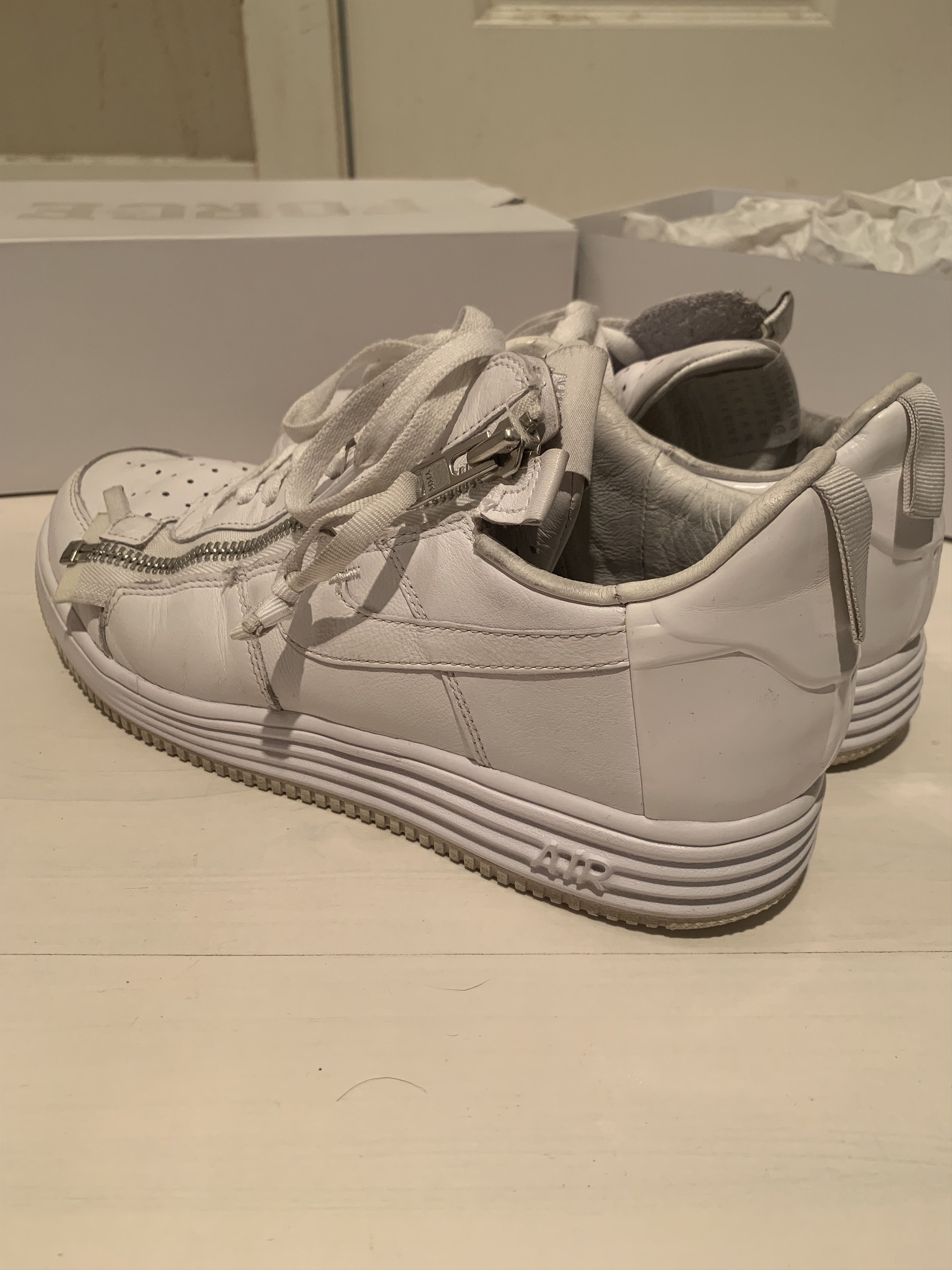 Acronym × Nike Nike x Acronym Lunar Force 1 White 10.5 US Size US 10.5 / EU 43-44 - 5 Thumbnail