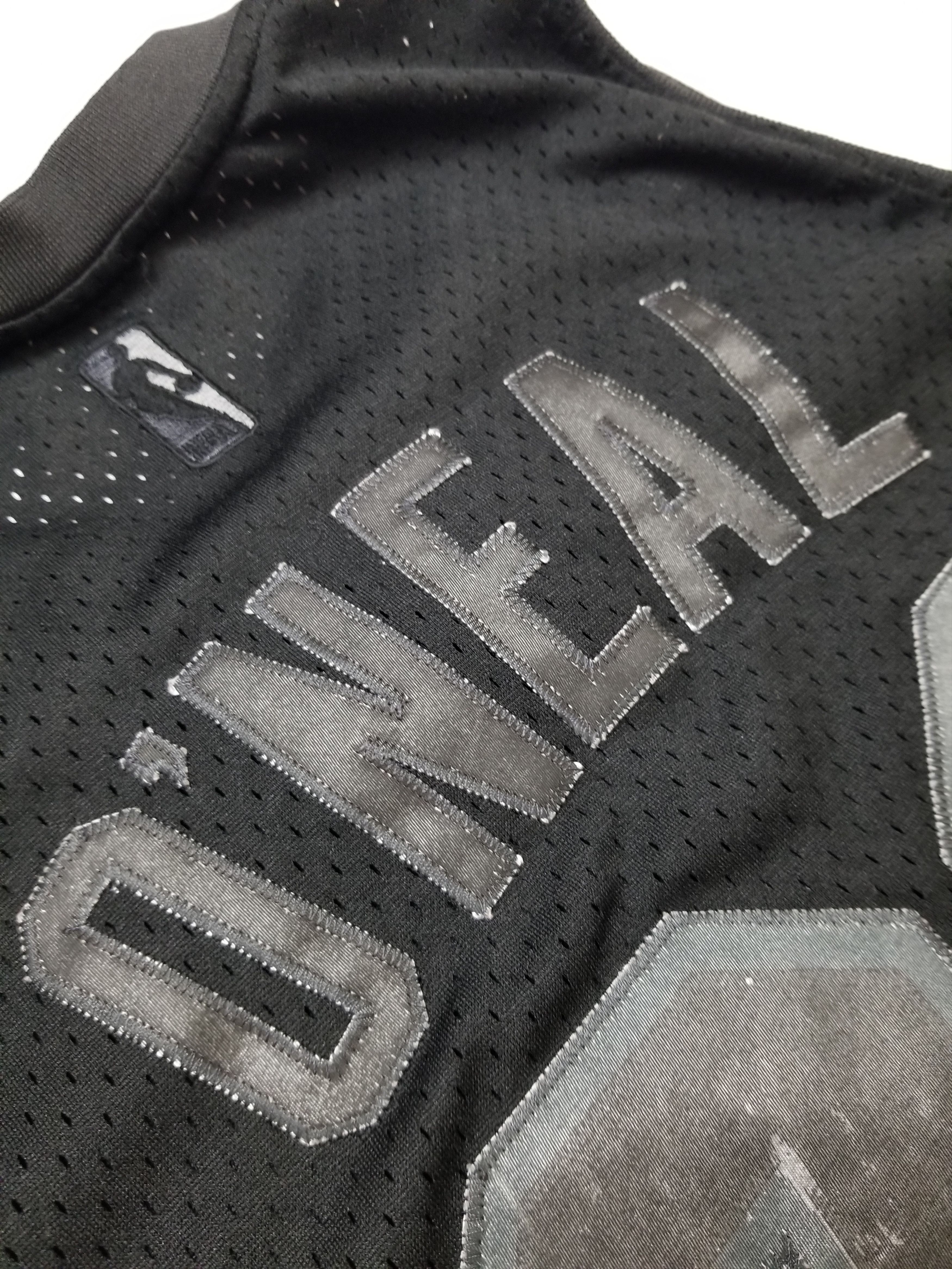 Reebok Reebok Miami Heat Shaquille O'Neal All Black NBA Sewn Jersey Size US XL / EU 56 / 4 - 7 Thumbnail