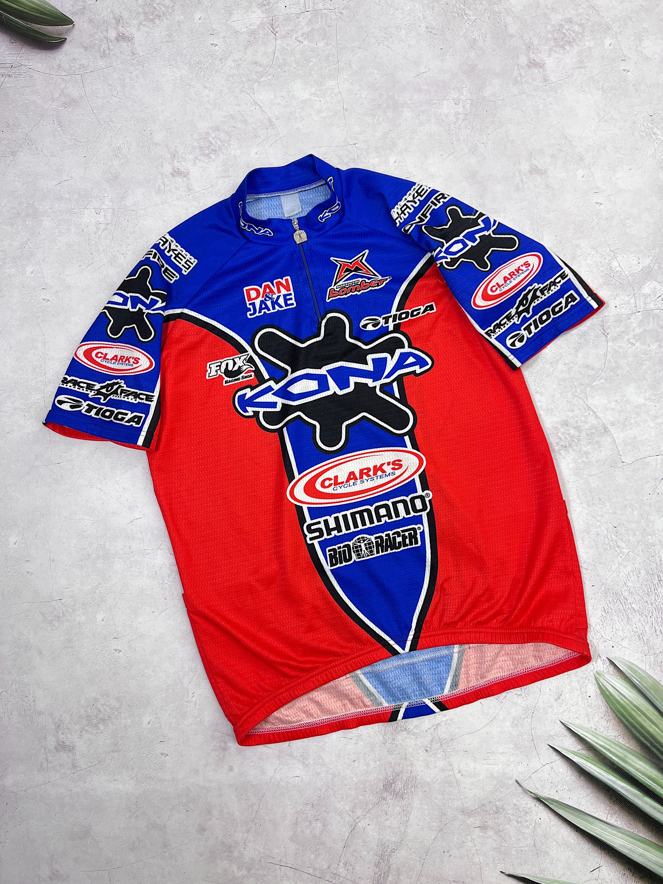 Sports Specialties × Vintage Vintage Kona Bio Racer Cycling Jersey Shimano Size US L / EU 52-54 / 3 - 6 Thumbnail