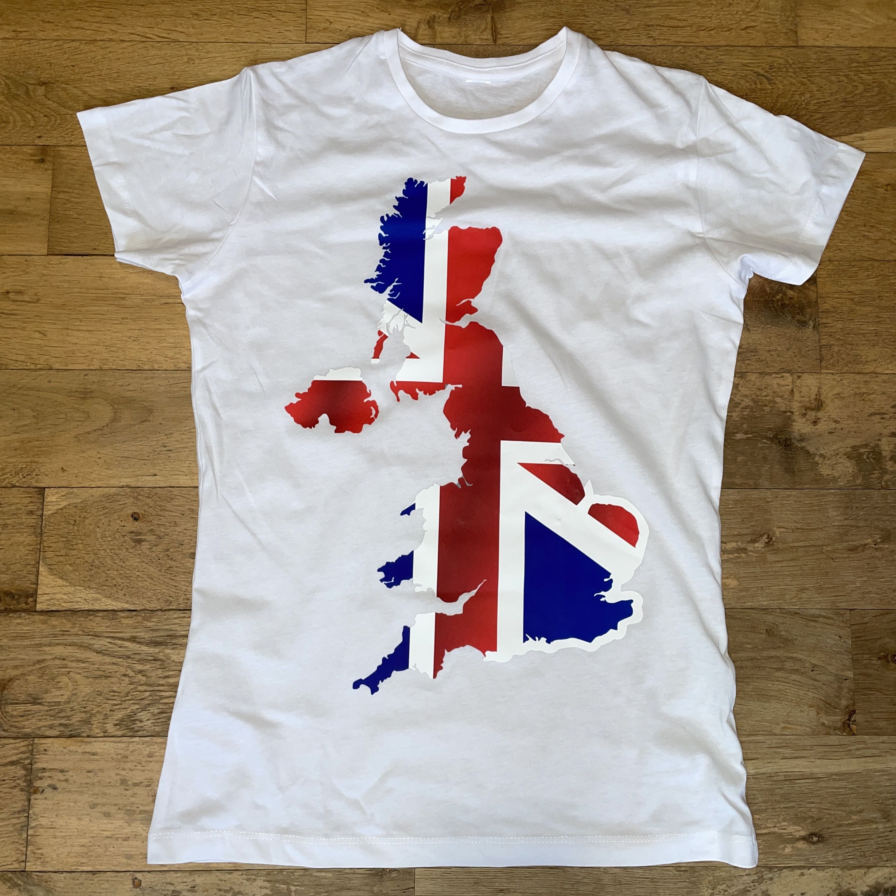 Gildan Gildan Women's T-shirt Fashionable Great Britain Flag Size S Size S / US 4 / IT 40 - 1 Thumbnail