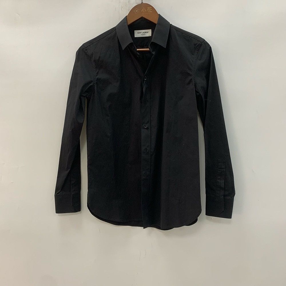 Saint Laurent Paris Saint Laurent Solid Shirt Size 38 Size US S / EU 44-46 / 1 - 1 Thumbnail