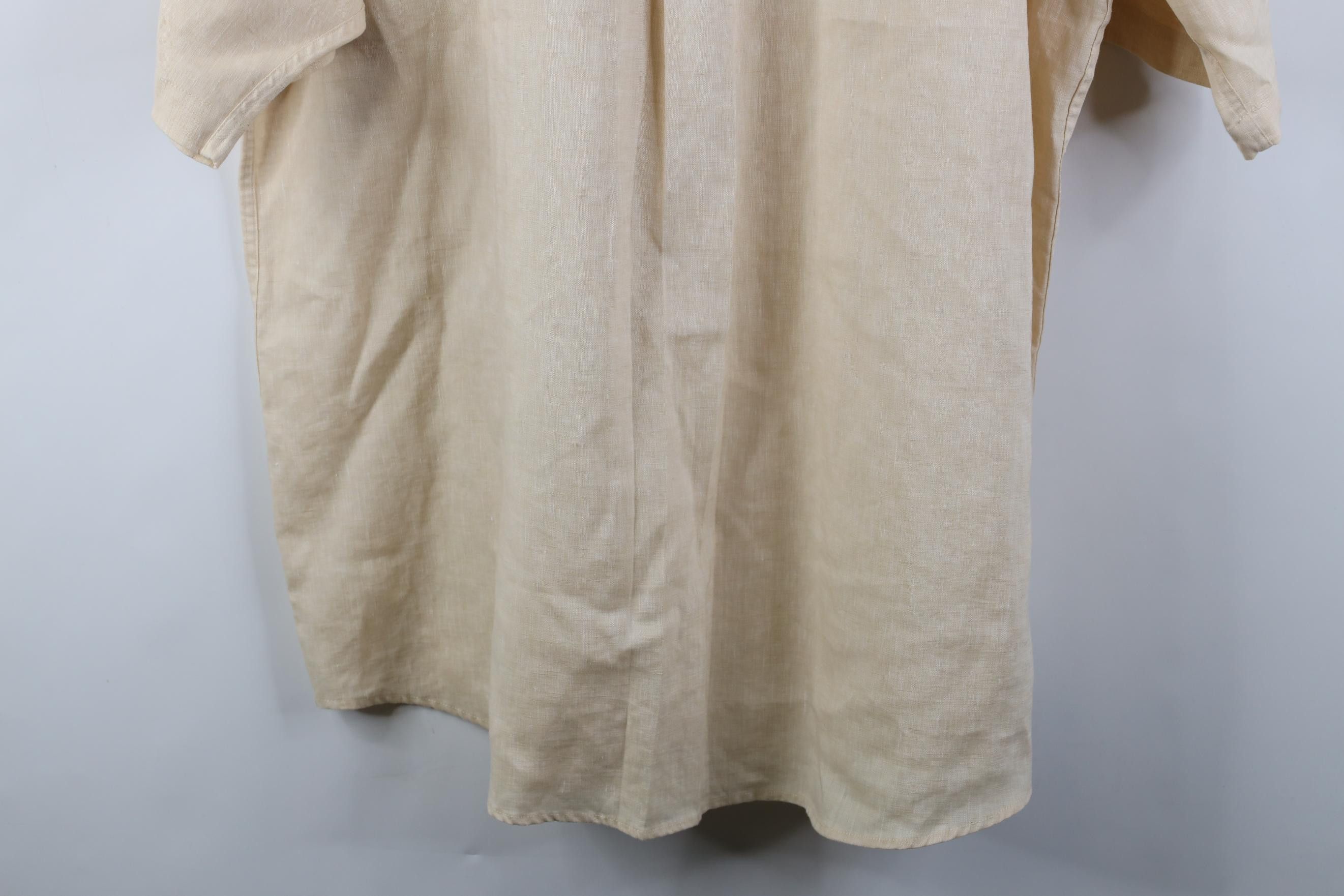 Jos. A. Bank Jos A Bank Baggy Linen Short Sleeve Collared Button Shirt Size US XL / EU 56 / 4 - 14 Thumbnail
