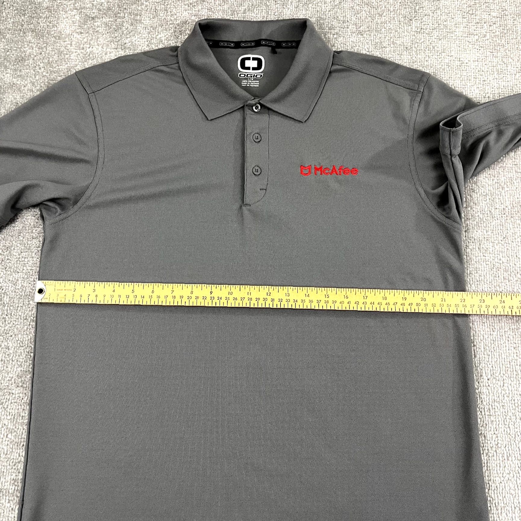 Vintage OGIO Polo Shirt Mens L Gray Employee Work Uniform Golf Sports Logo Shirt Size US L / EU 52-54 / 3 - 6 Thumbnail