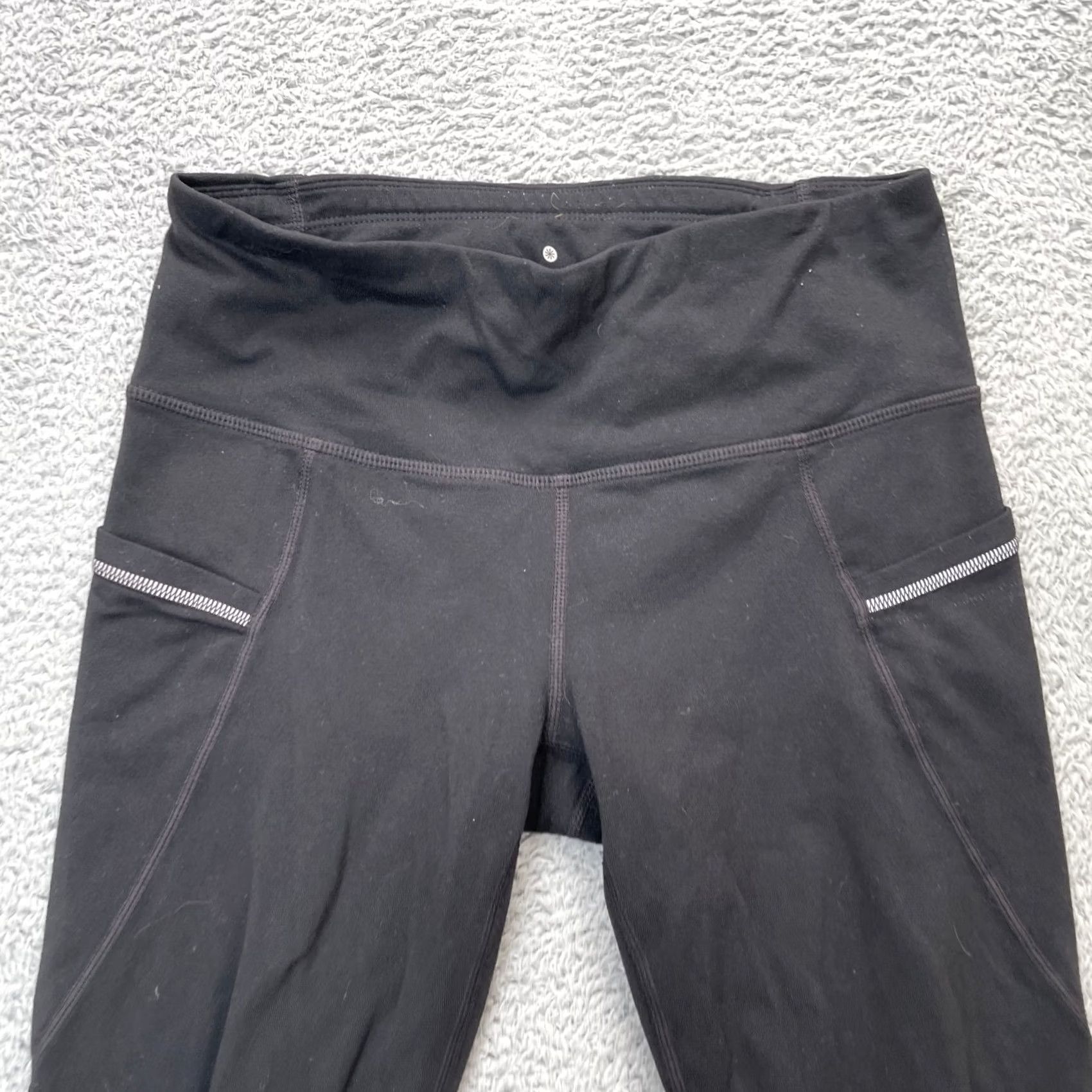 Athleta Athleta Leggings Womens XS Black High Rise Athletic Yoga Stretch Gym Performance Size 26" / US 2 / IT 38 - 2 Thumbnail