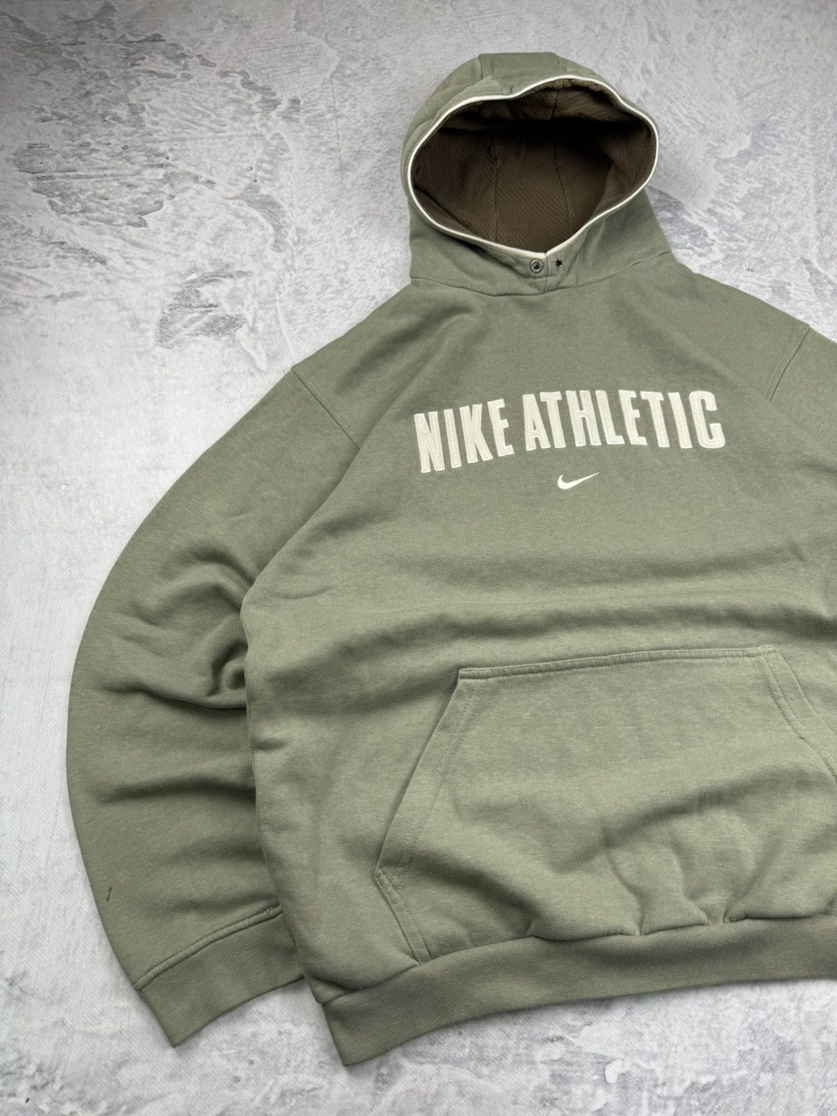 Nike × Vintage NIKE VINTAGE CENTER LOGO OVERSIZE BOXY HOODIE Size US L / EU 52-54 / 3 - 2 Thumbnail