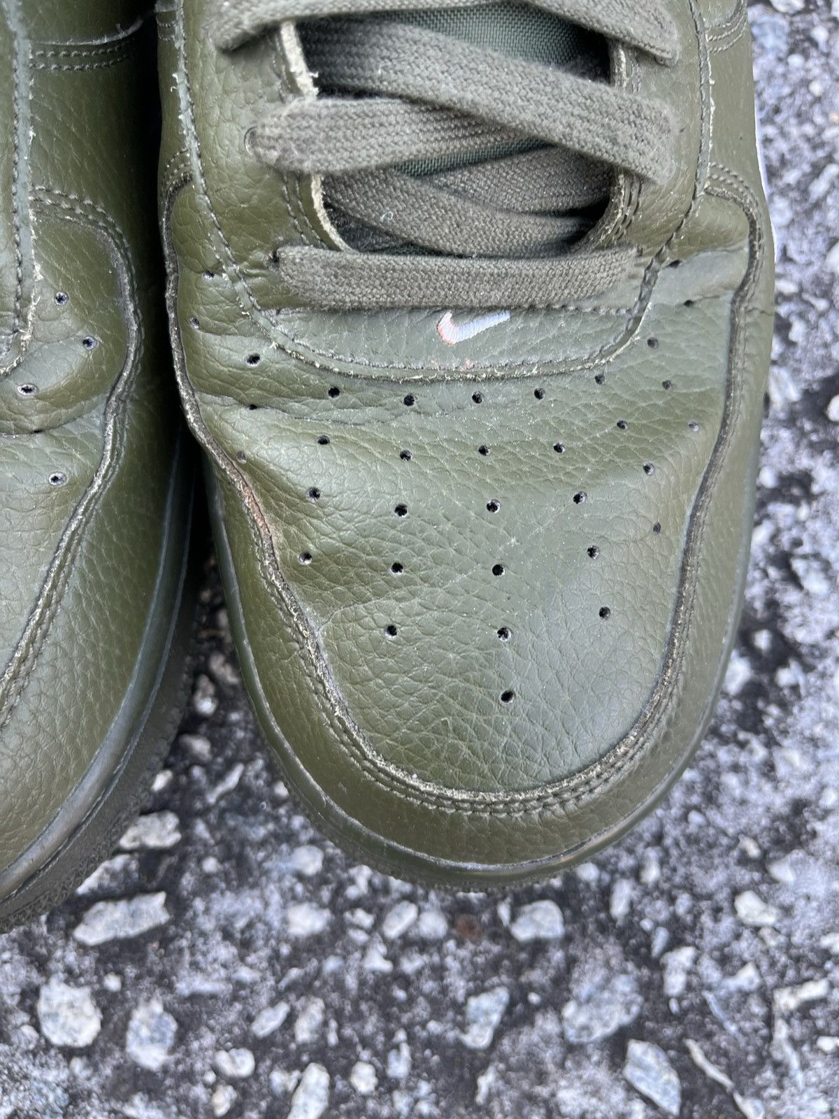 Nike Nike Air Force 1 07 LV8 Utility Olive Canvas Size US 13 / EU 46 - 10 Thumbnail