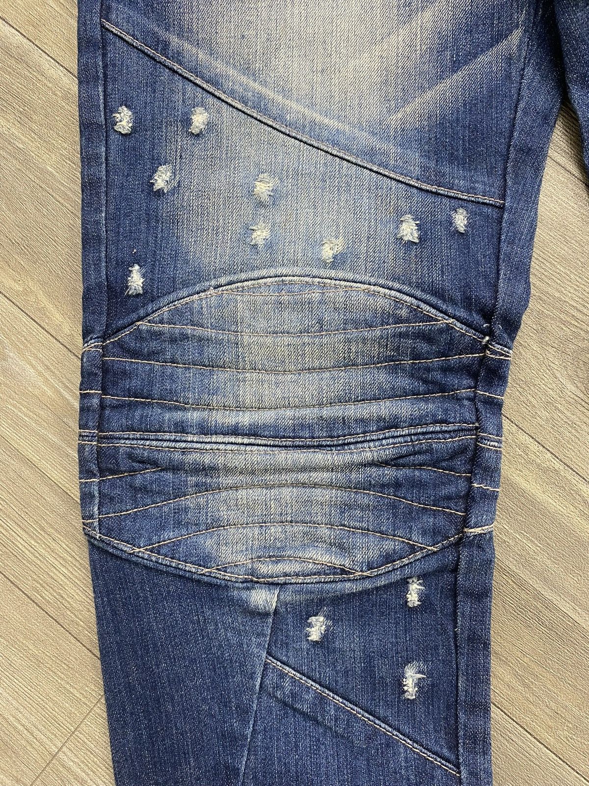 PPFM Vintage PPFM Japan Distressed Punk Lgb Style Bikers Jeans Size US 34 / EU 50 - 6 Thumbnail