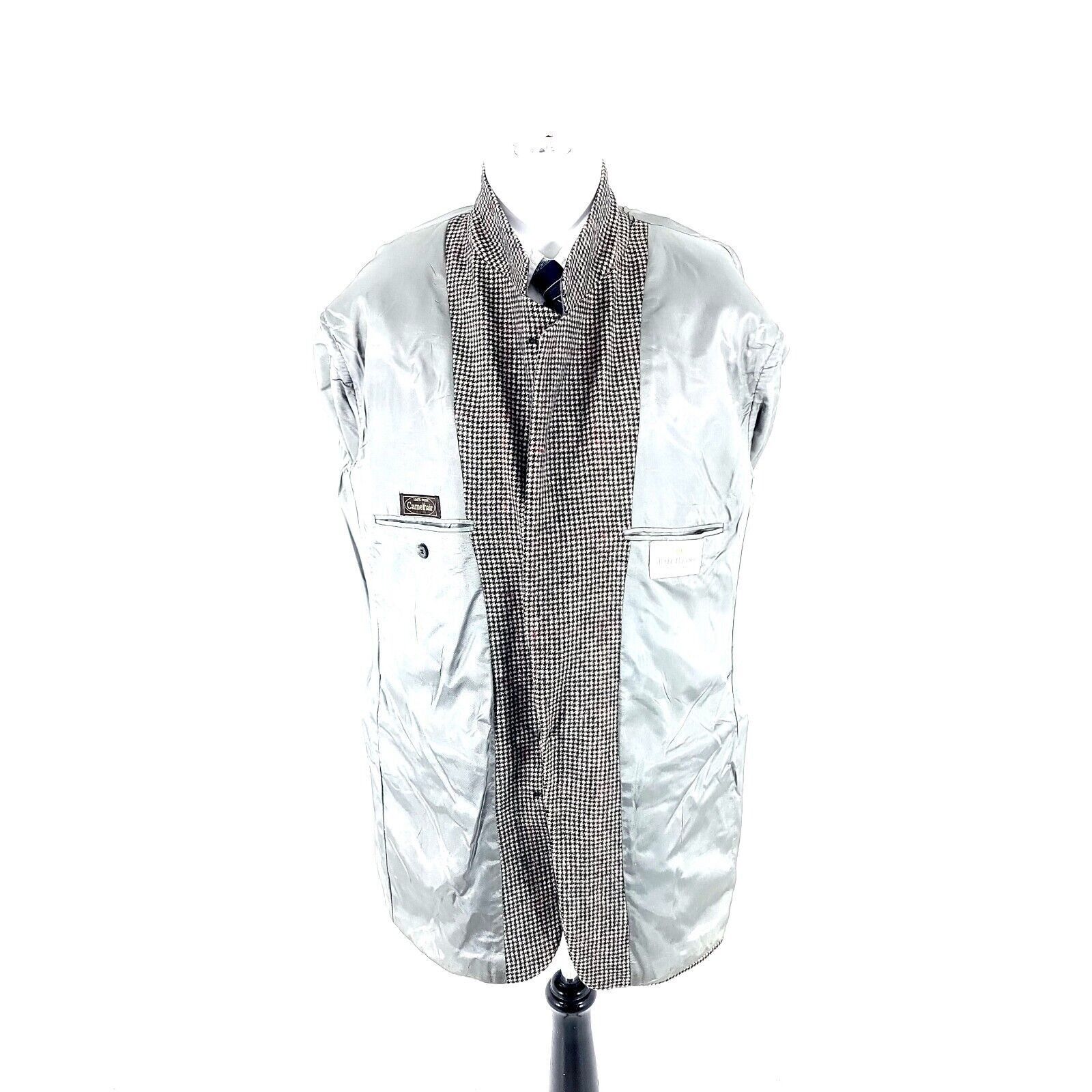 Bill Blass Bill Blass Soft 100% Pure Camel Hair 2 Button Sort Coat 44L Size 44L - 10 Thumbnail