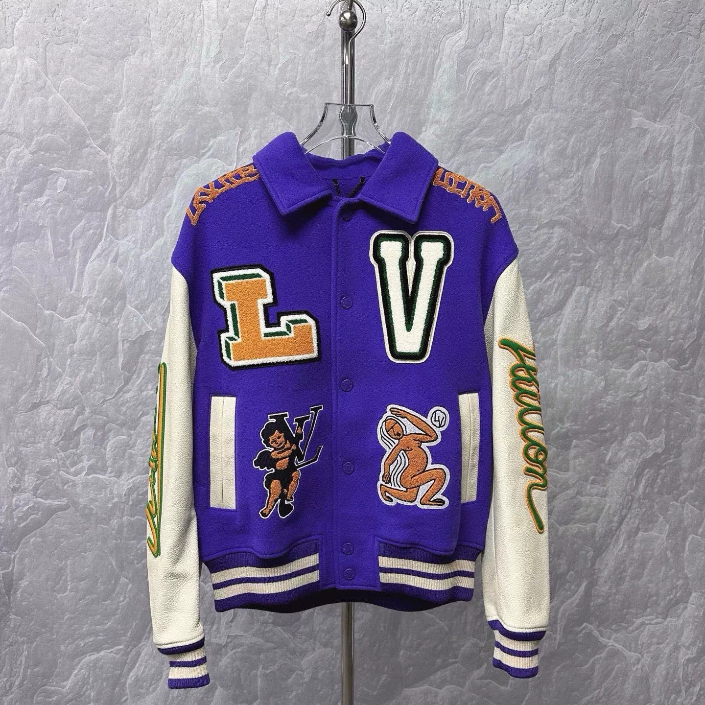 Louis Vuitton louis vuitton color-block varsity jacket Size US M / EU 48-50 / 2 - 1 Thumbnail