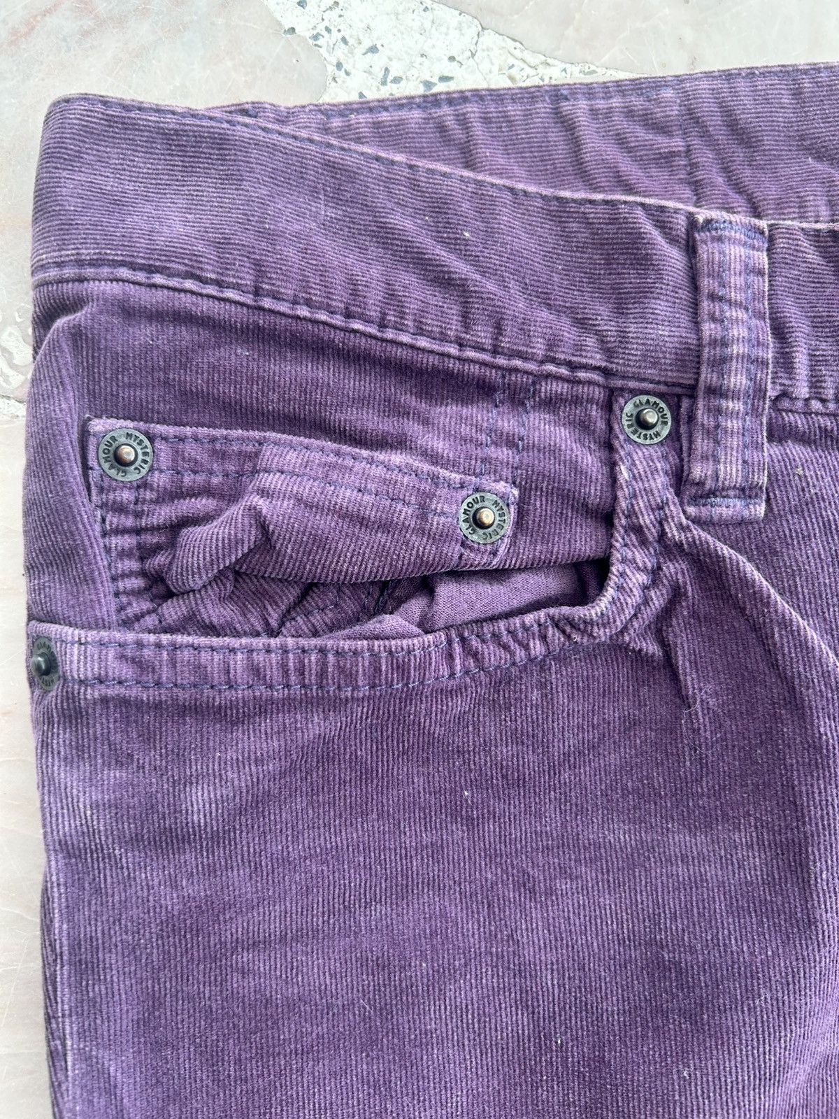 Hysteric Glamour Hysteric Glamour Slim Fit Corduroy Pants Purple Vintage Size 30" / US 8 / IT 44 - 5 Thumbnail