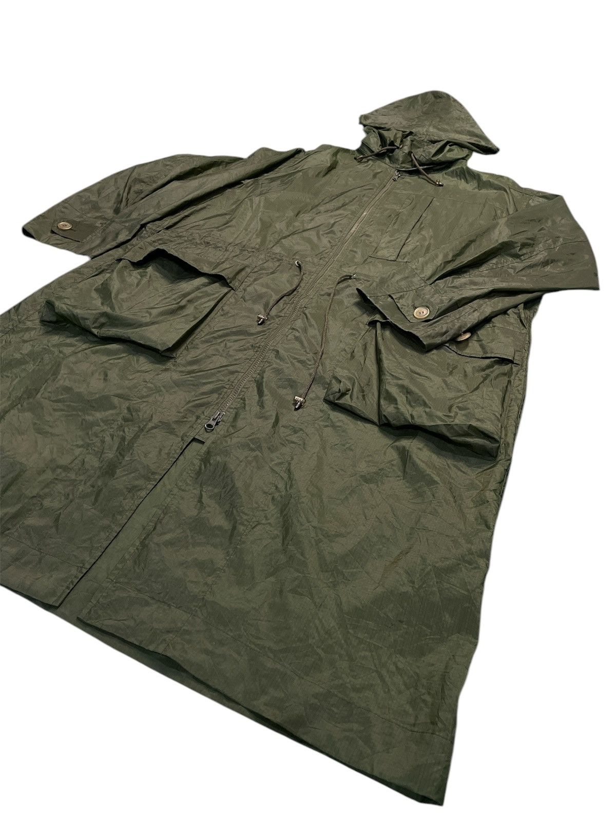 Issey Miyake Issey Miyake Windcoat Foldable Parka Army Green Size US L / EU 52-54 / 3 - 3 Thumbnail
