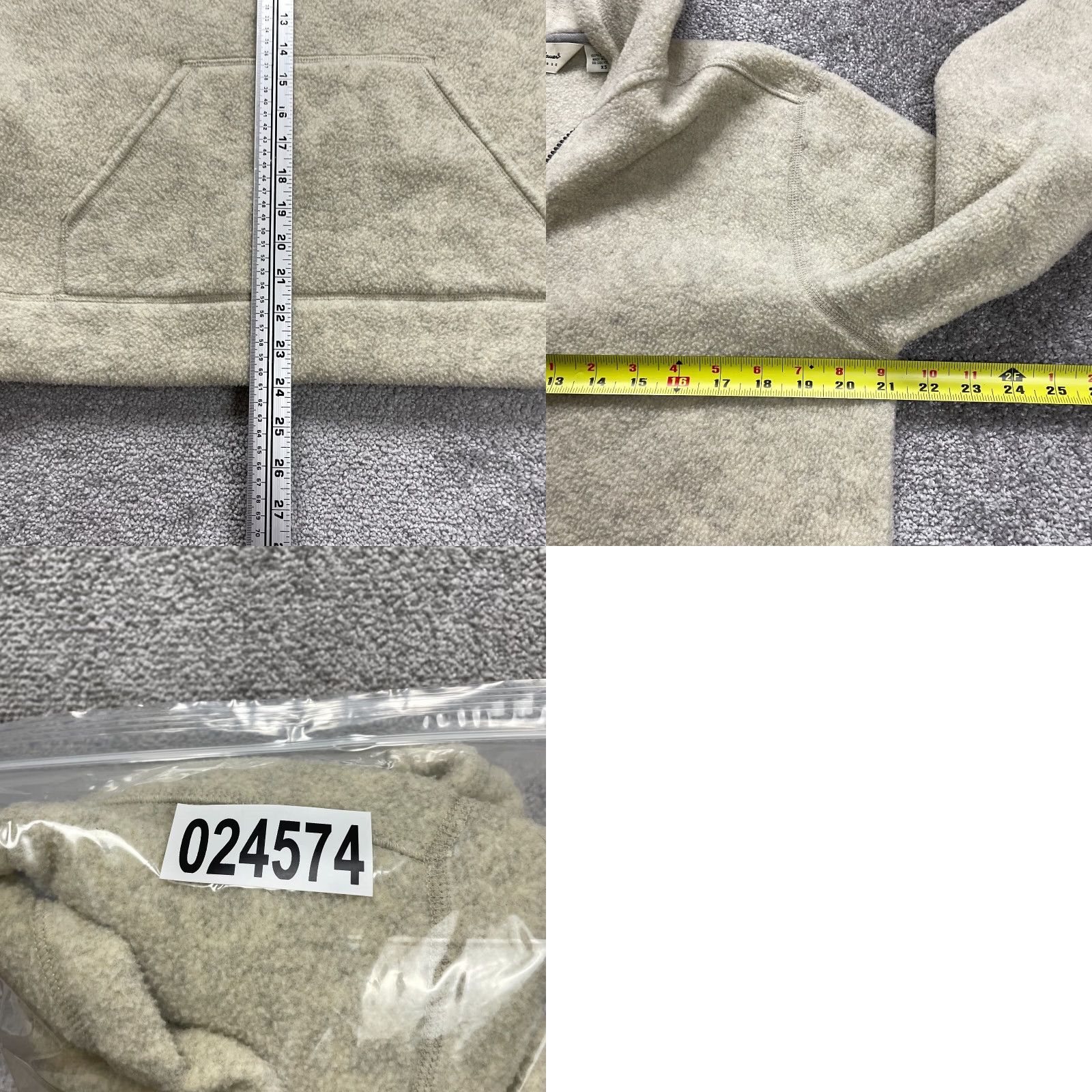 Eddie Bauer Eddie Bauer Jacket Women XS Beige 1/4 Snap Polartec Fleece Hoodie Outdoor Hiking Size XS / US 0-2 / IT 36-38 - 9 Thumbnail