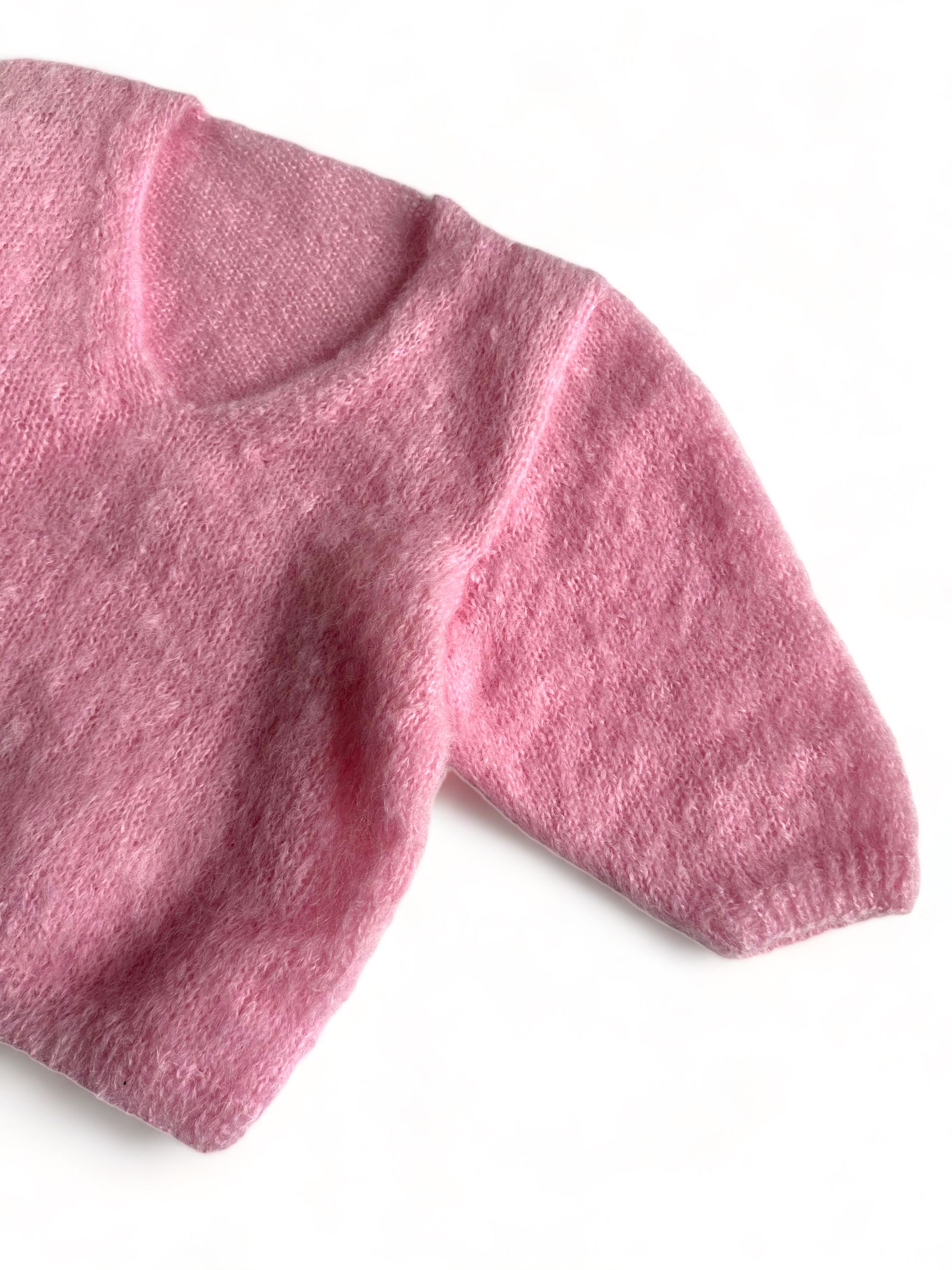 Other Gorgeous Pinky Mohair Fluffy Sweater S/US4 Size S / US 4 / IT 40 - 3 Thumbnail