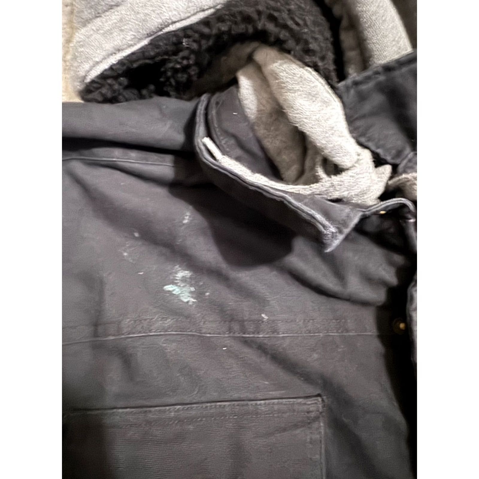 Dickies Dickies Canvas Hooded Quilt Lined Jacket Mens XL Black Bomber Jacket Zip Full Zip Hooded Lined Workwear Casual Short Short Sleeve? Size US XL / EU 56 / 4 - 2 Thumbnail