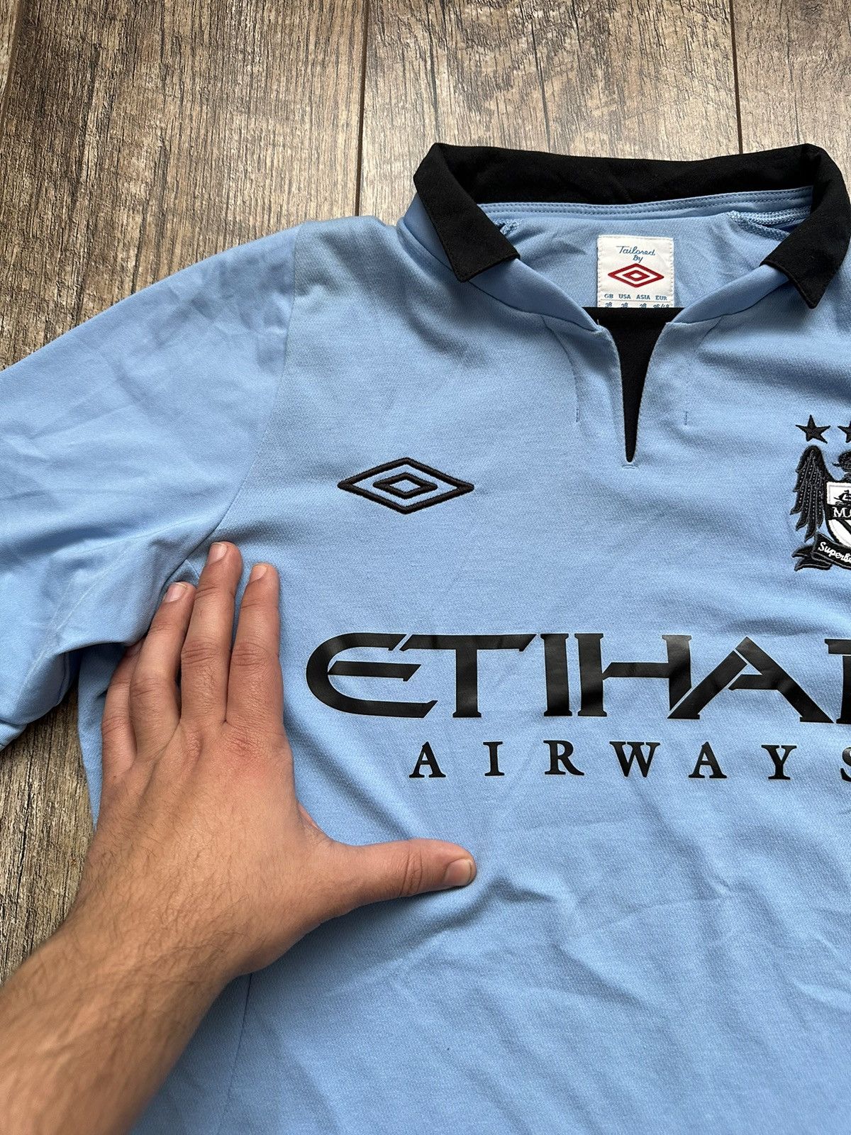 2012/13 Umbro Manchester City FC Home Soccer Jersey