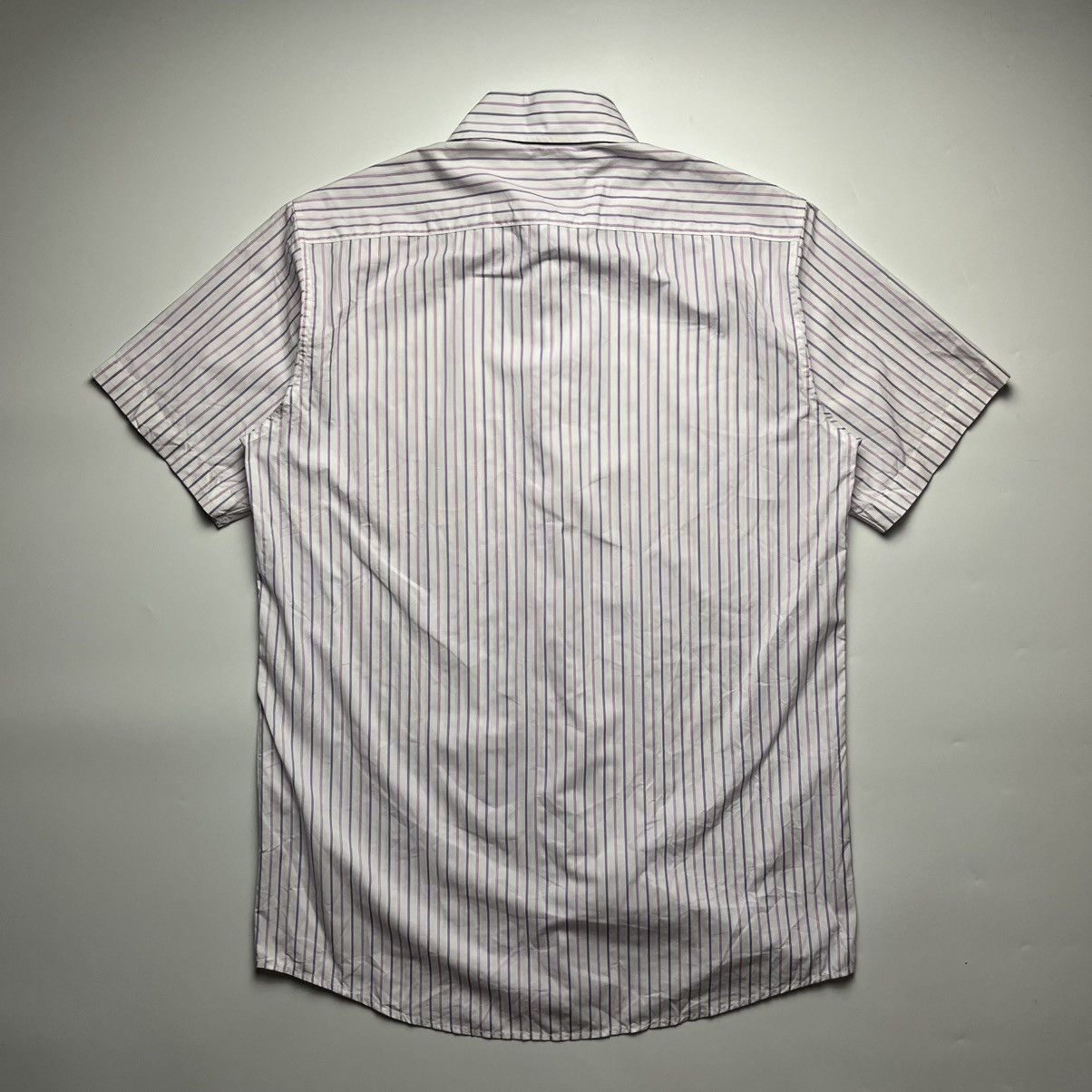 Hermes Hermès Short Striped Sleeve Button Down Shirt Size US M / EU 48-50 / 2 - 2 Thumbnail