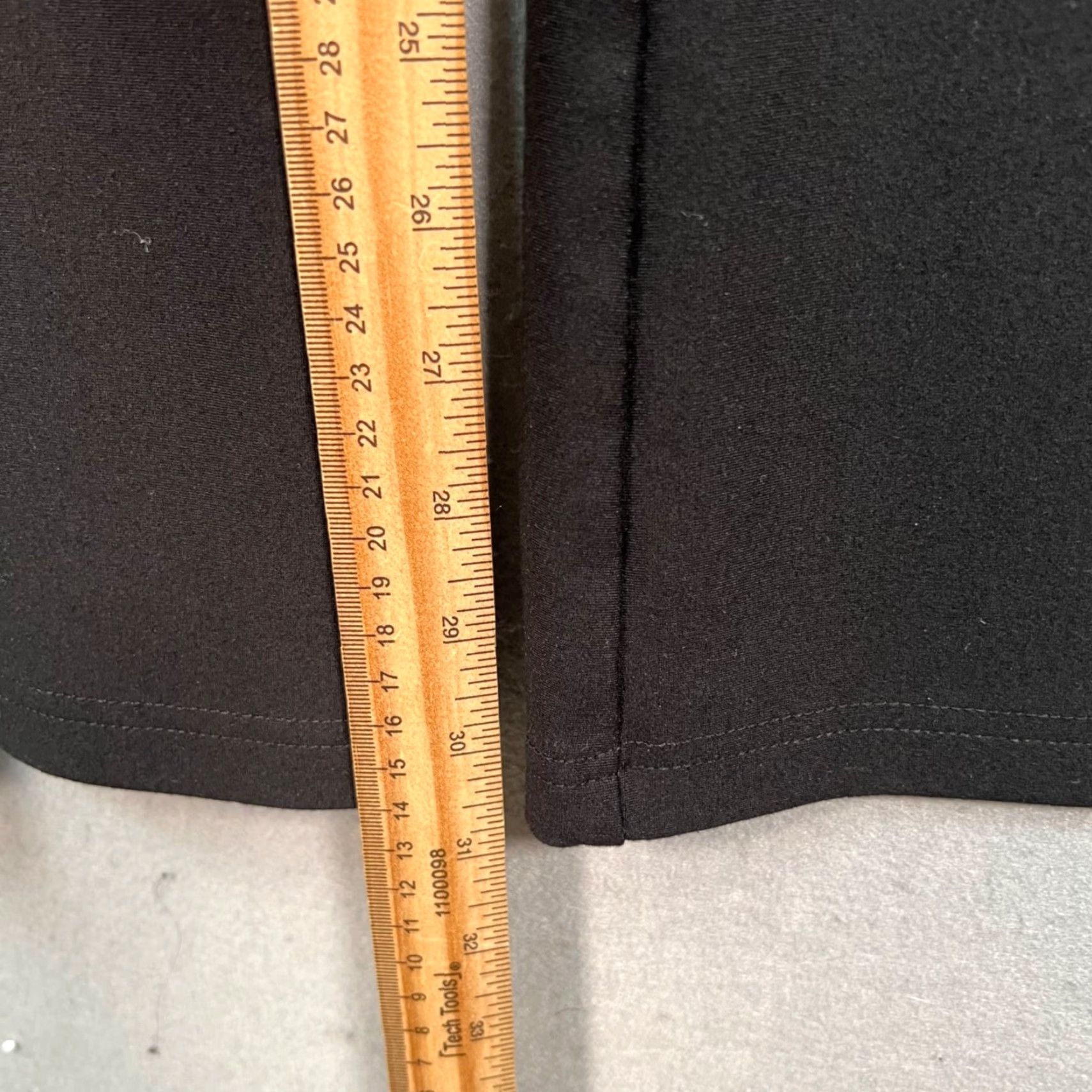 Vintage Commons Womens Small Black Flared Pants Casual Front Flat High Rise Inseam 31 In Stretch Pocketless (If No Pockets) Regular Size S Women Pants Size 28" / US 6 / IT 42 - 7 Thumbnail