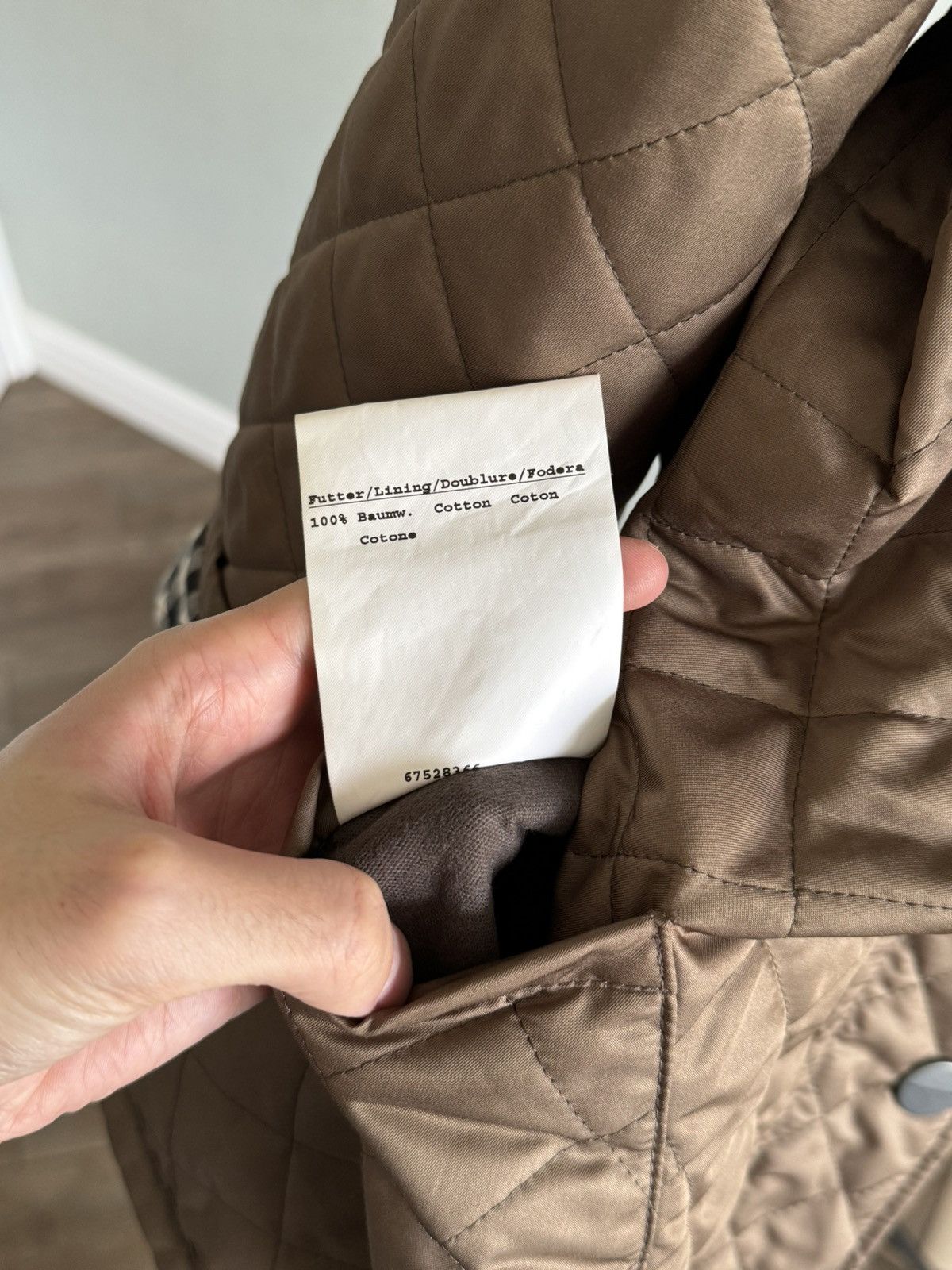 Burberry × Vintage Burberry quilted jacket Size XL / US 12-14 / IT 48-50 - 14 Thumbnail