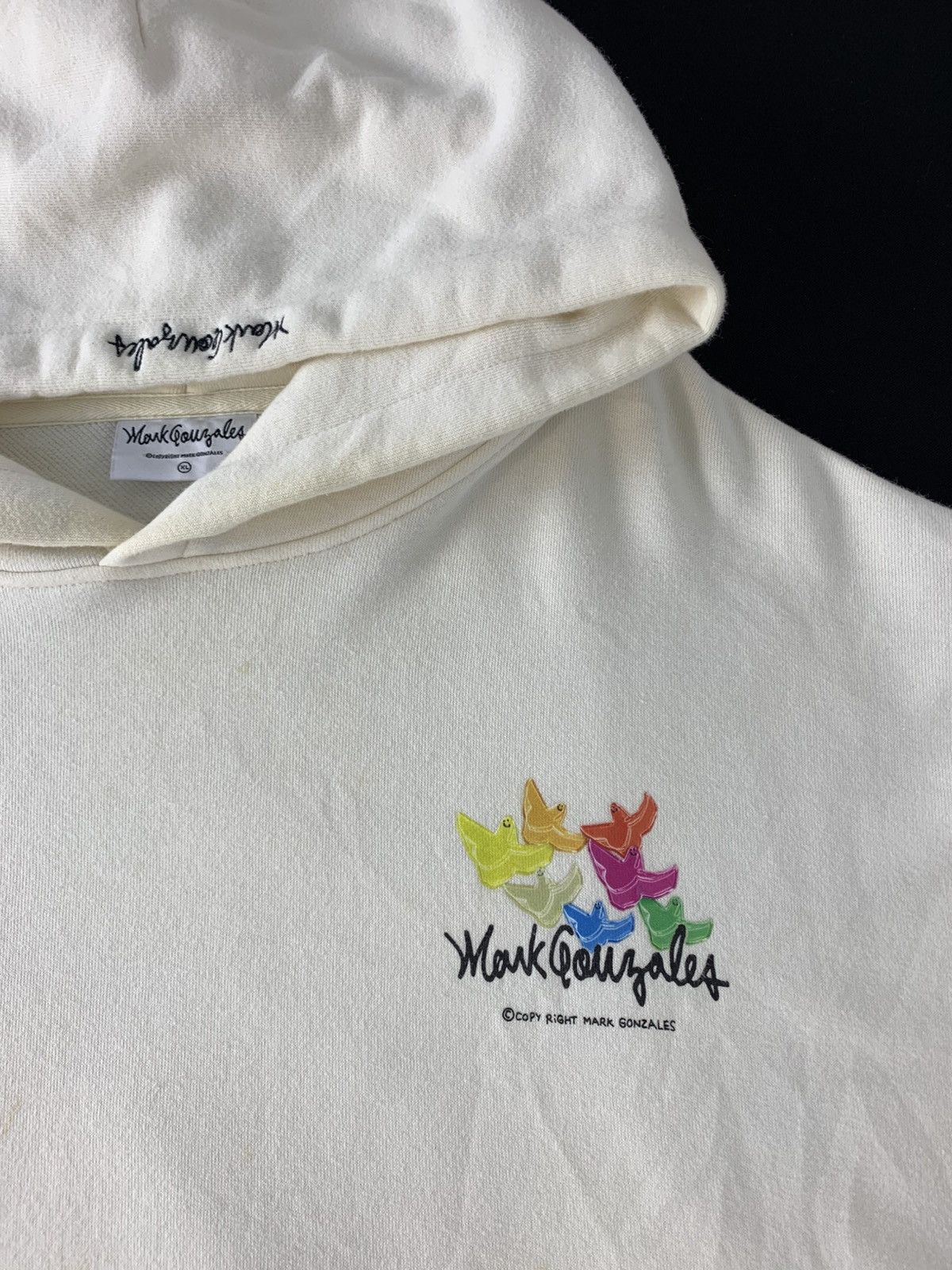 Japanese Brand Mark Gonzalez Big Graphic Logo Pullover Hoodies Size US XL / EU 56 / 4 - 4 Thumbnail