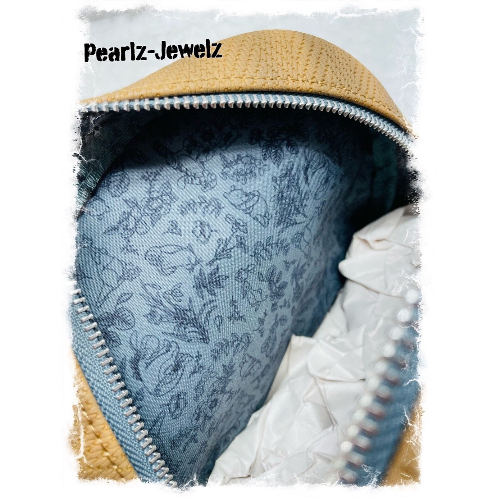 Disney Loungefly Disney Winnie the Pooh Herringbone Brown Mini Back Size ONE SIZE - 5 Thumbnail