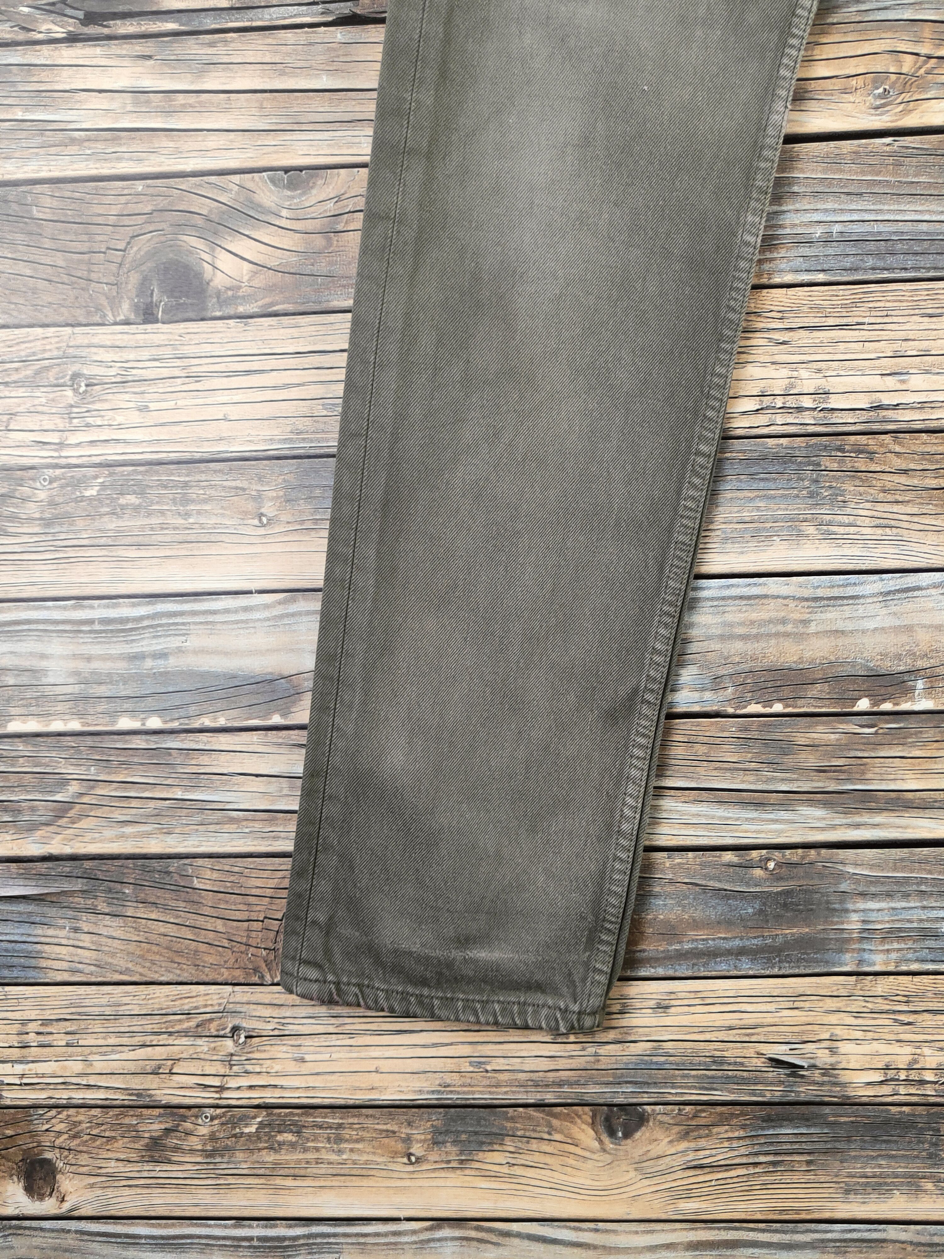 Levi's 501 Levi's Olive vintage Denim Jeans #S2836 Size US 27 - 4 Thumbnail