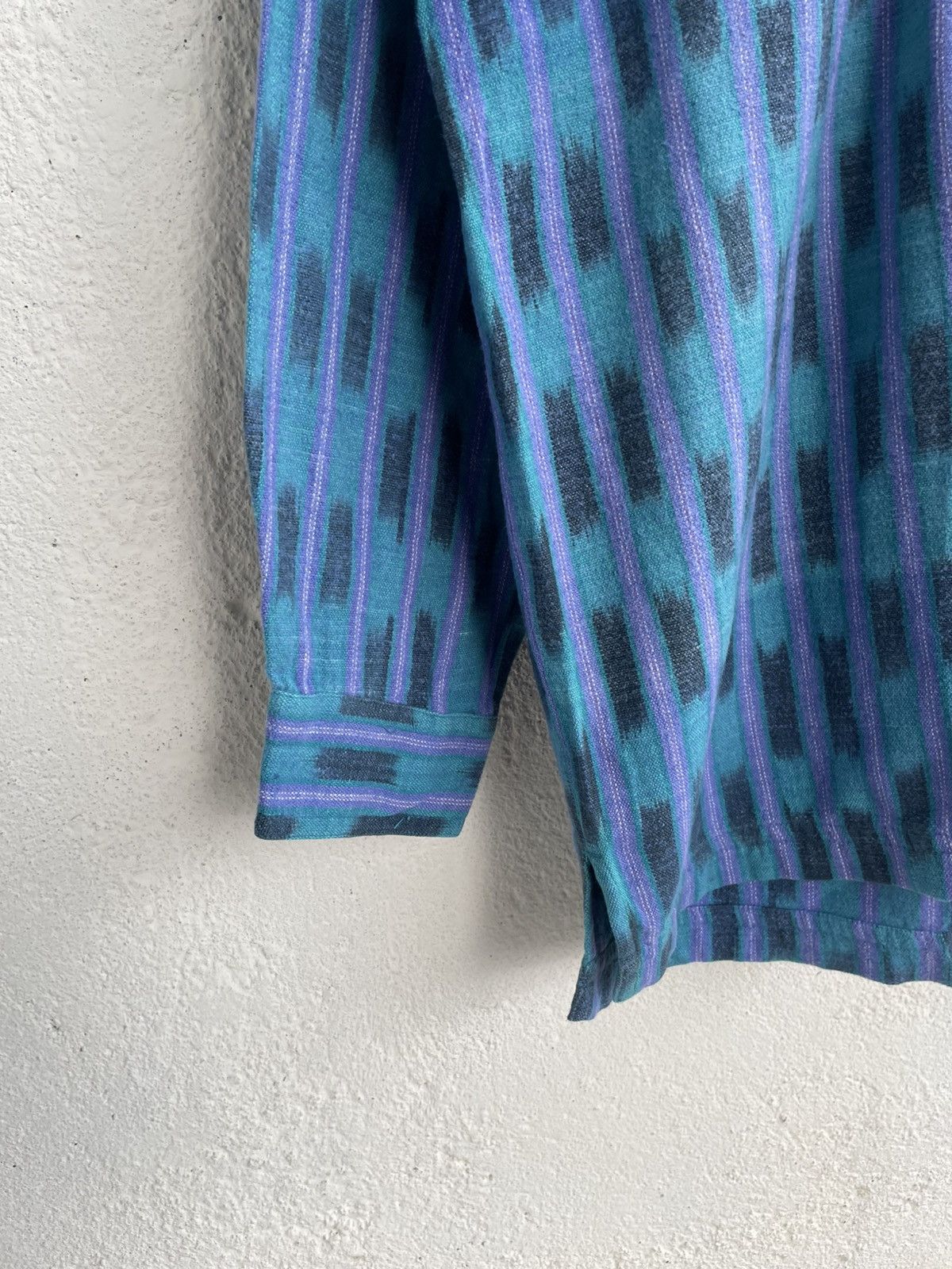 If Six Was Nine 2000s Hysteric Abstract Stripe Long Shirt Y2K LGB cdg Y’s Size US XXL / EU 58 / 5 - 4 Thumbnail