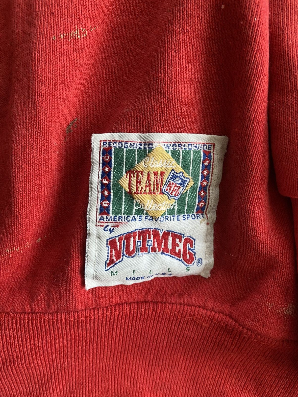 NFL × Nutmeg × Vintage 1994 Kansas City Chiefs Nutmeg Crewneck Size US XL / EU 56 / 4 - 4 Thumbnail
