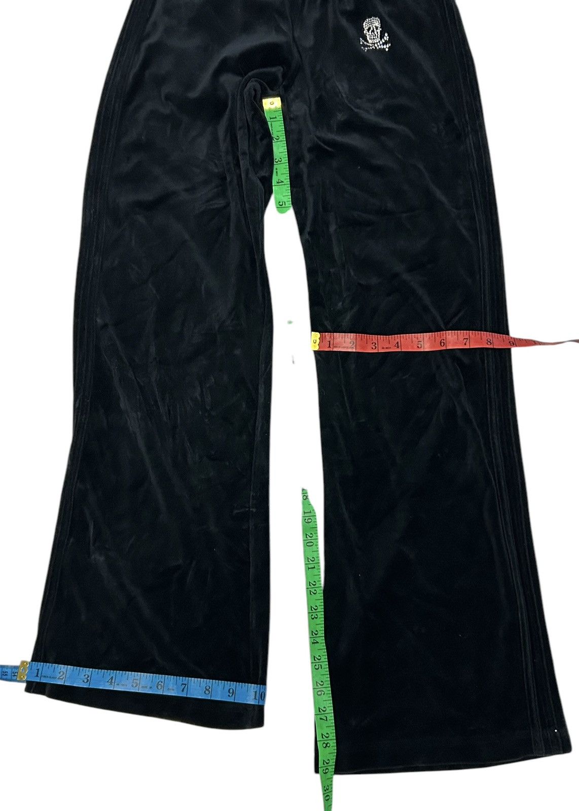 Hysteric Glamour 🔥🔥 HYSTERIC GLAMOUR Velvet Skull Logo Wide Leg Size 28" / US 6 / IT 42 - 8 Thumbnail