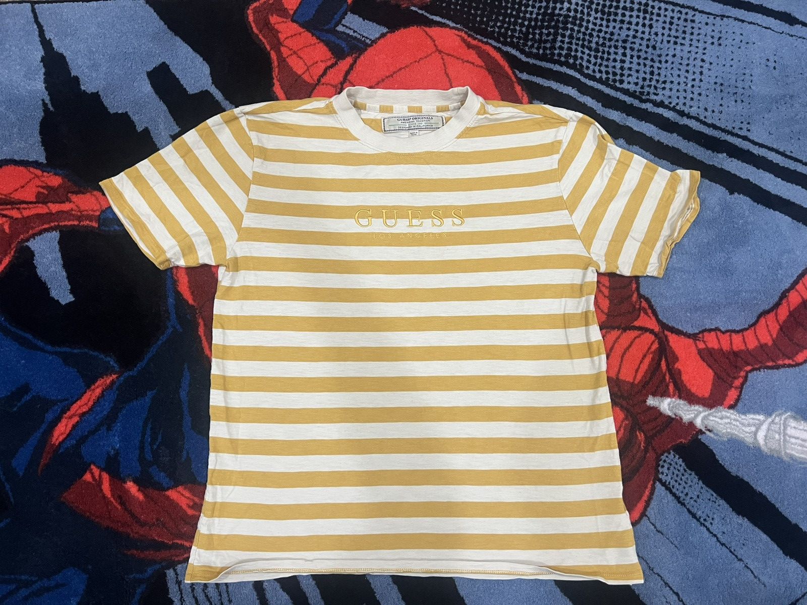 Guess Guess Original Yellow Striped T Size US M / EU 48-50 / 2 - 1 Thumbnail