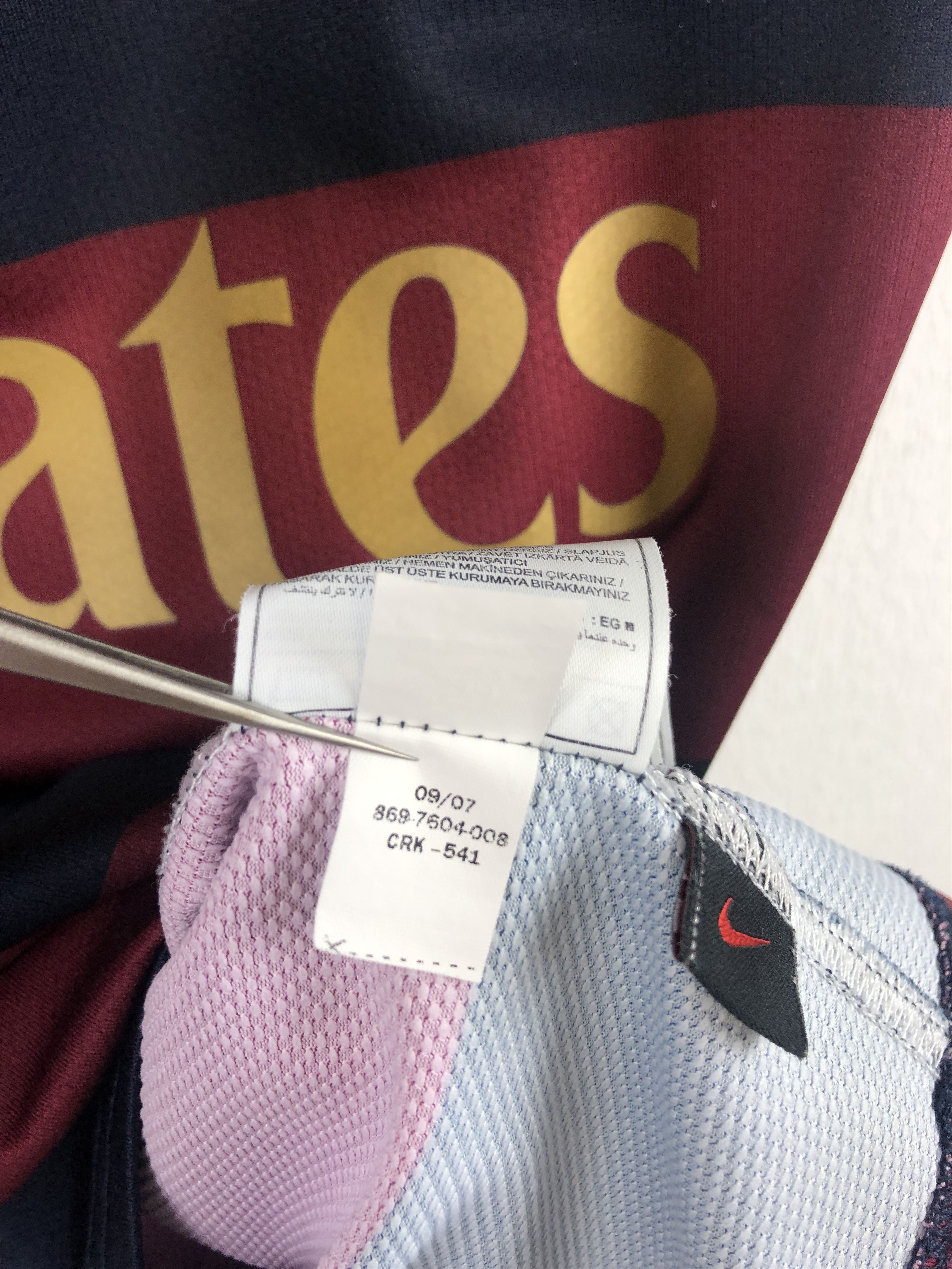 Nike Arsenal football shirt Soccer Nike Jersey Gunners Tee Hype Size US S / EU 44-46 / 1 - 15 Thumbnail