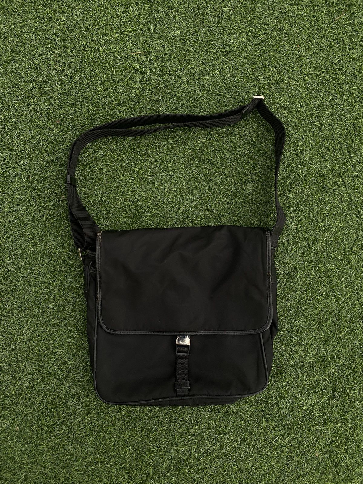 Prada PRADA MEDIUM MESSENGER BLACK NYLON BAG Size ONE SIZE - 2 Thumbnail