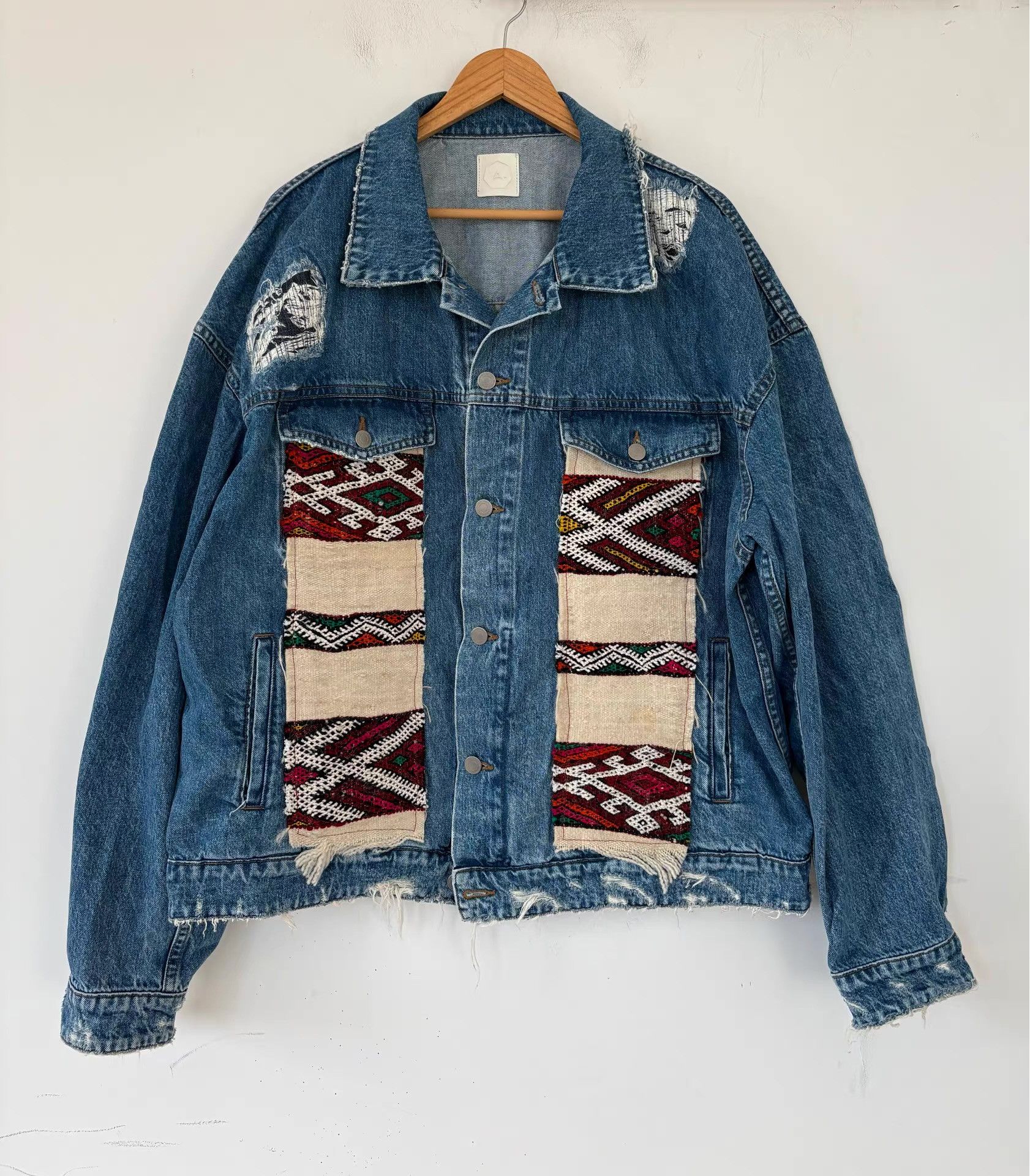 Alchemist Alchemist Men's Mexican-Style Denim Jacket Ｑ21 Size US M / EU 48-50 / 2 - 2 Thumbnail