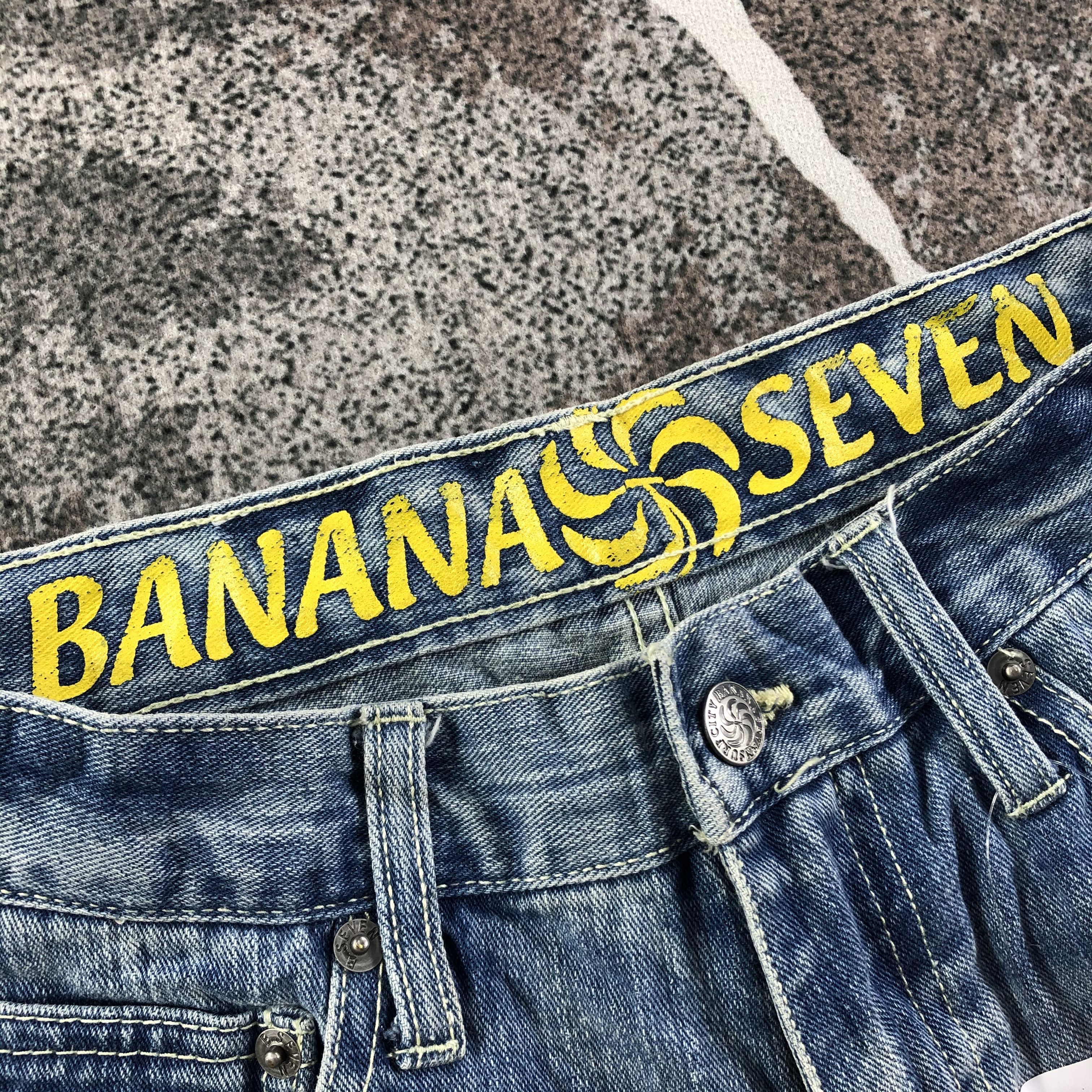 Japanese Brand Banana Seven Jeans Surfwear Patchwork Denim KJ1878 Size US 29 - 9 Thumbnail