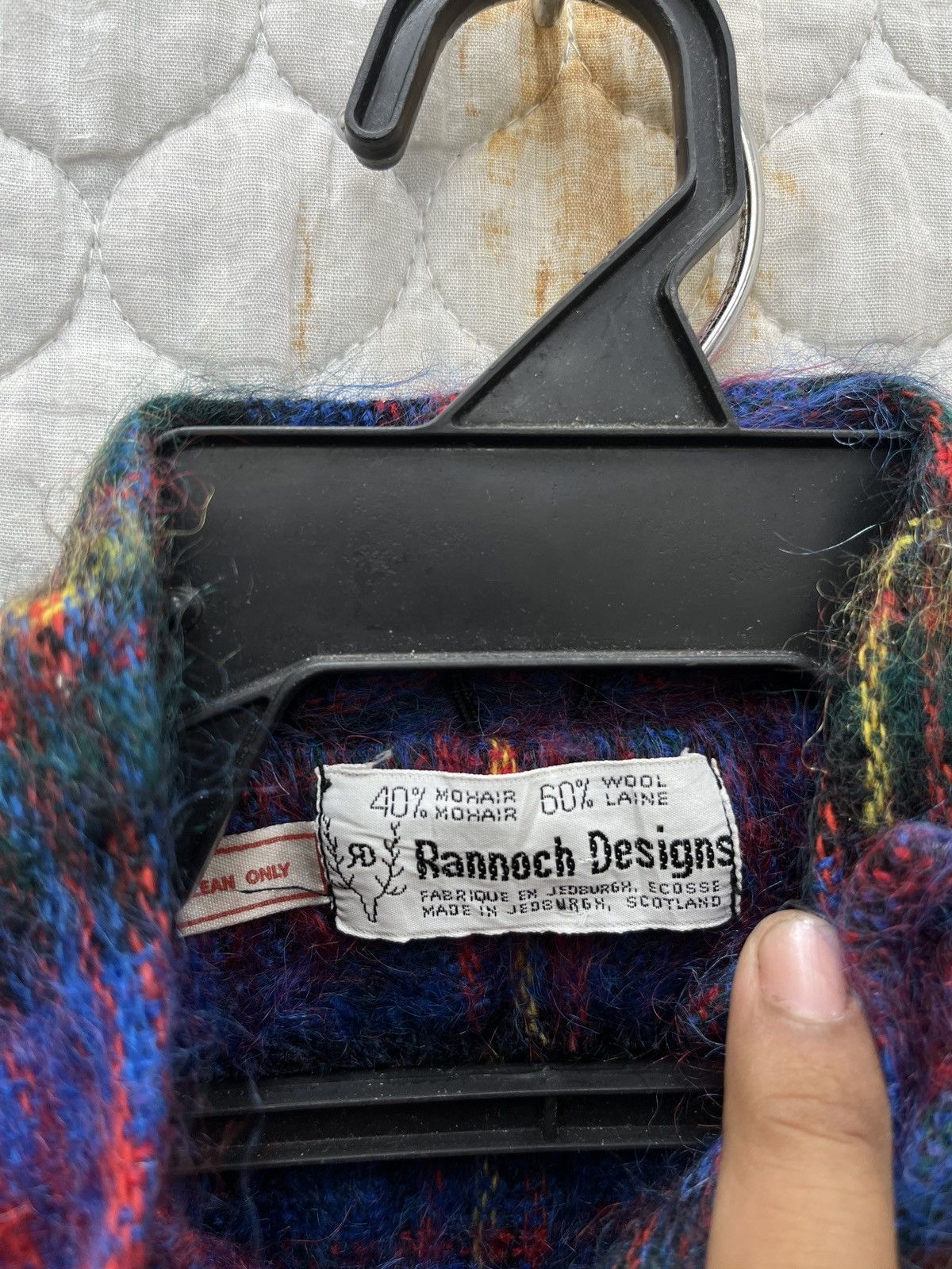 Vintage 🔥🔥🔥STEALS RANNOCH DESIGN DOUBLE POCKET MOHAIR WOOL POCHO Size ONE SIZE - 9 Thumbnail
