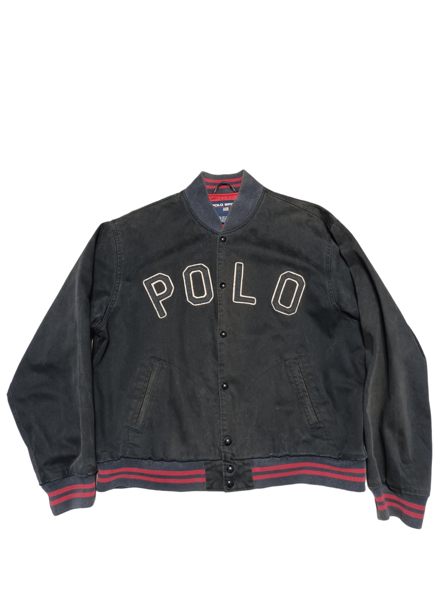 image of Polo Ralph Lauren x Ralph Lauren Vintage Faded Polo Sport Ralph Laurent Tiger Head Bomber in Faded 