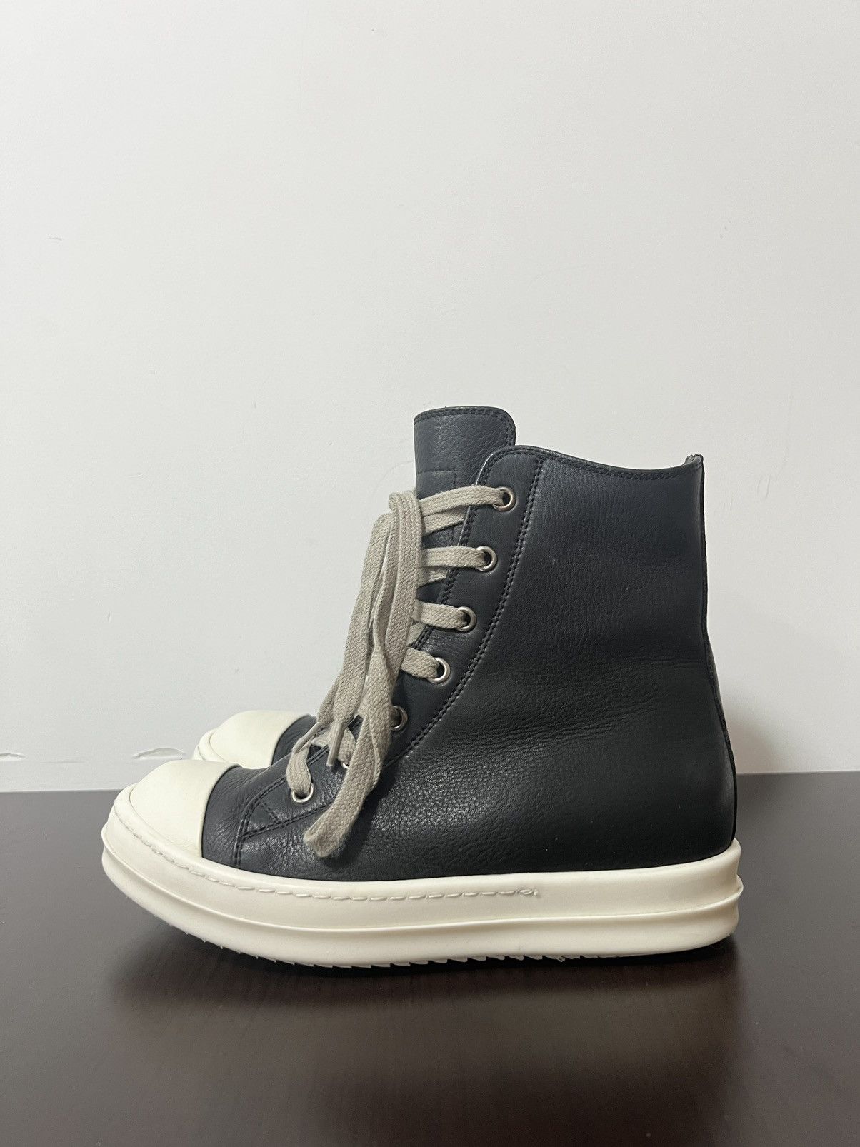 Rick Owens Rick owens mainline ramones high top sneakers Size US 5 / IT 35 - 2 Thumbnail